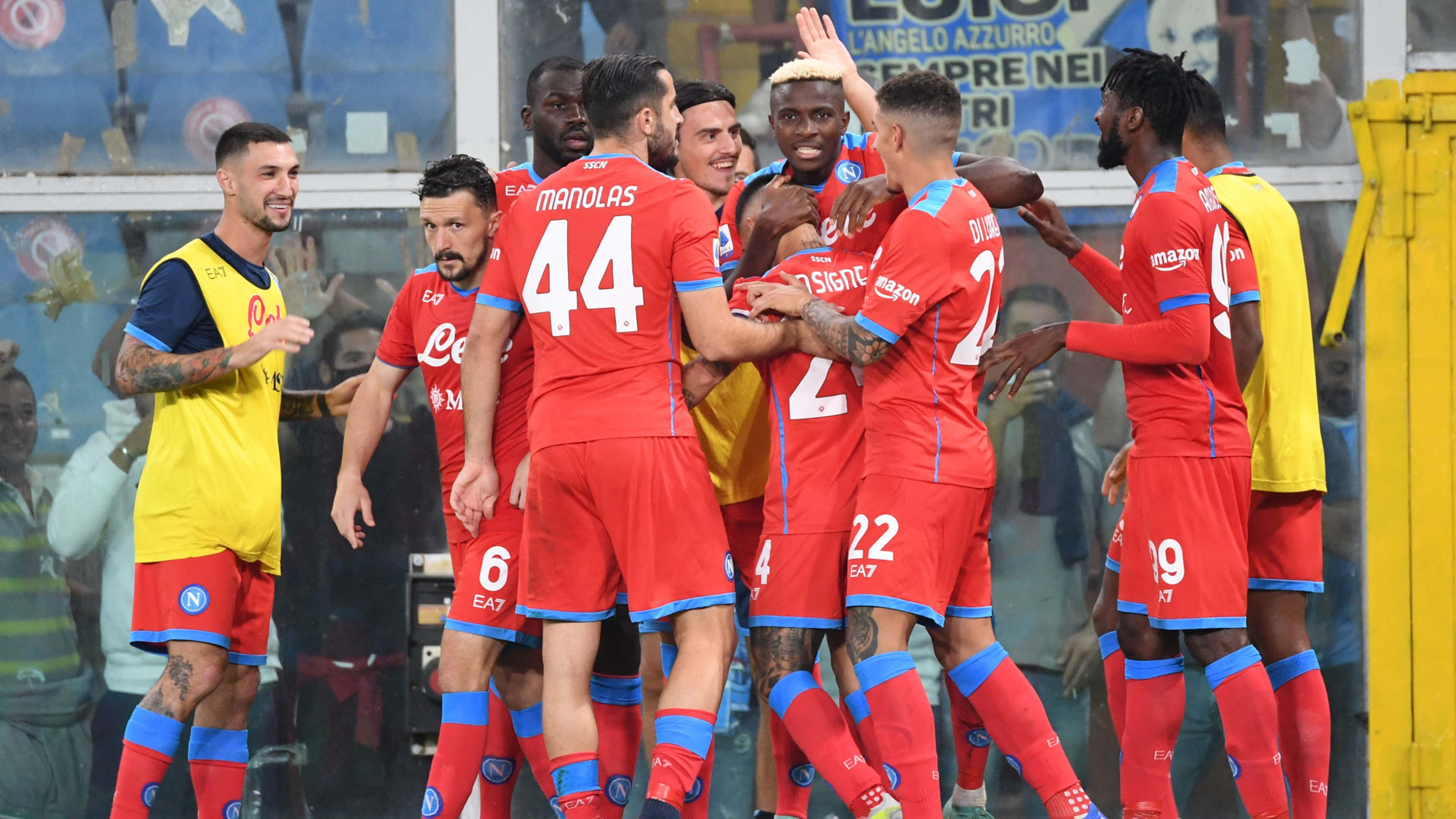 Sampdoria Napoli celebrate