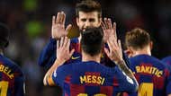 Gerard Pique Lionel Messi Barcelona