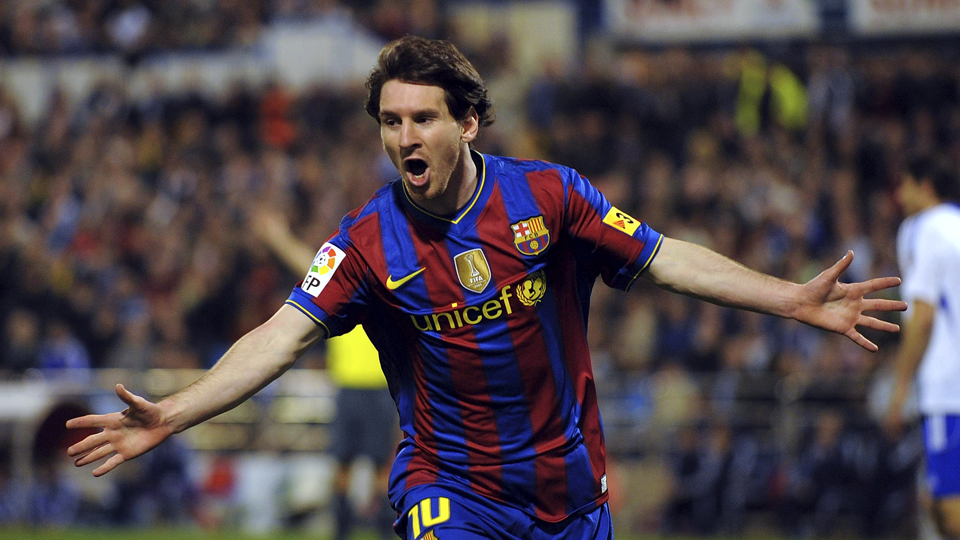 Lionel Messi La Liga Real Zaragoza Barcelona 2010