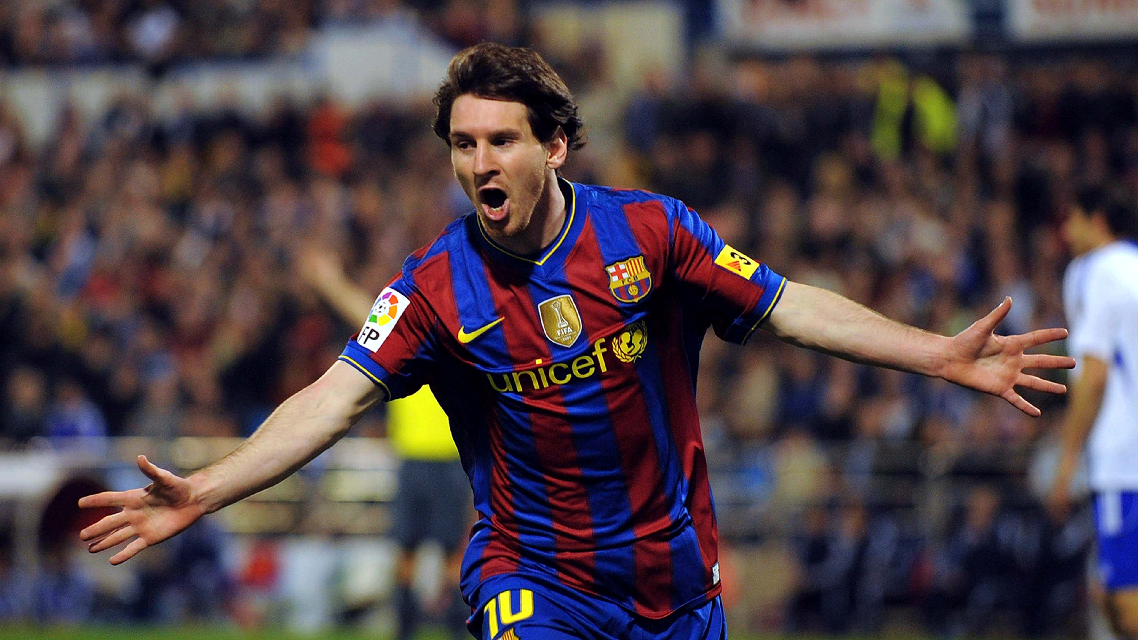 Lionel Messi La Liga Real Zaragoza Barcelona 2010
