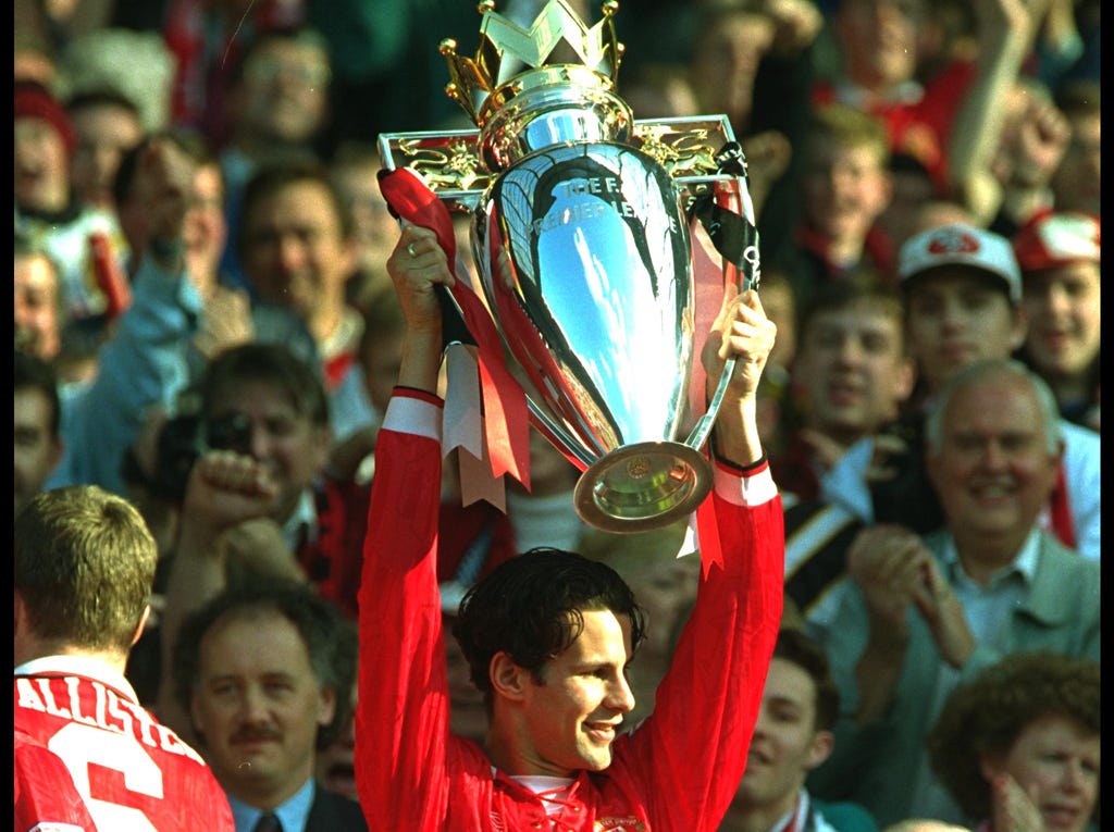 Ryan Giggs Manchester United Coventry Premier League 05081994