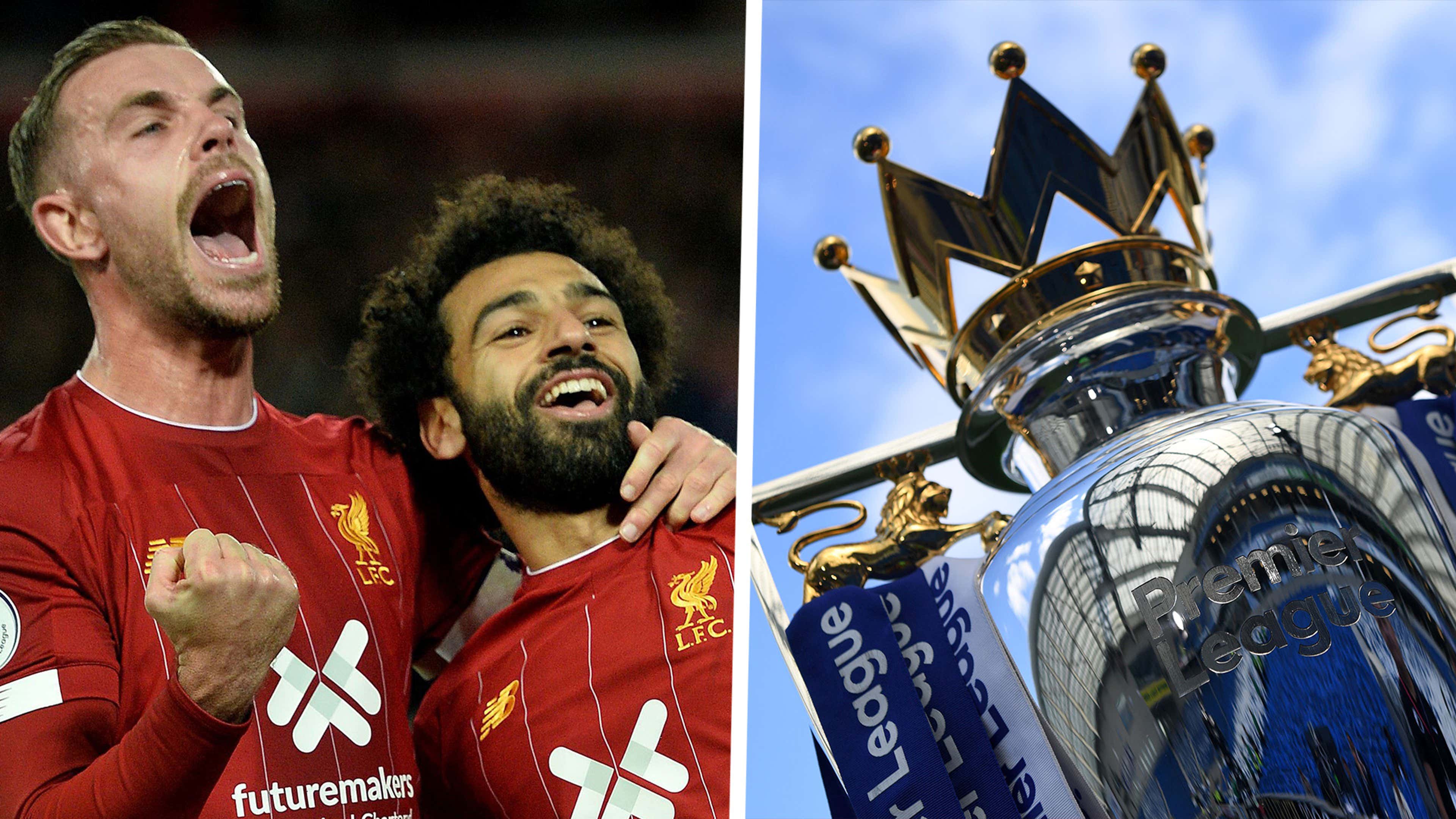 Liverpool Premier League Jordan Henderson Mohamed Salah 2019-20