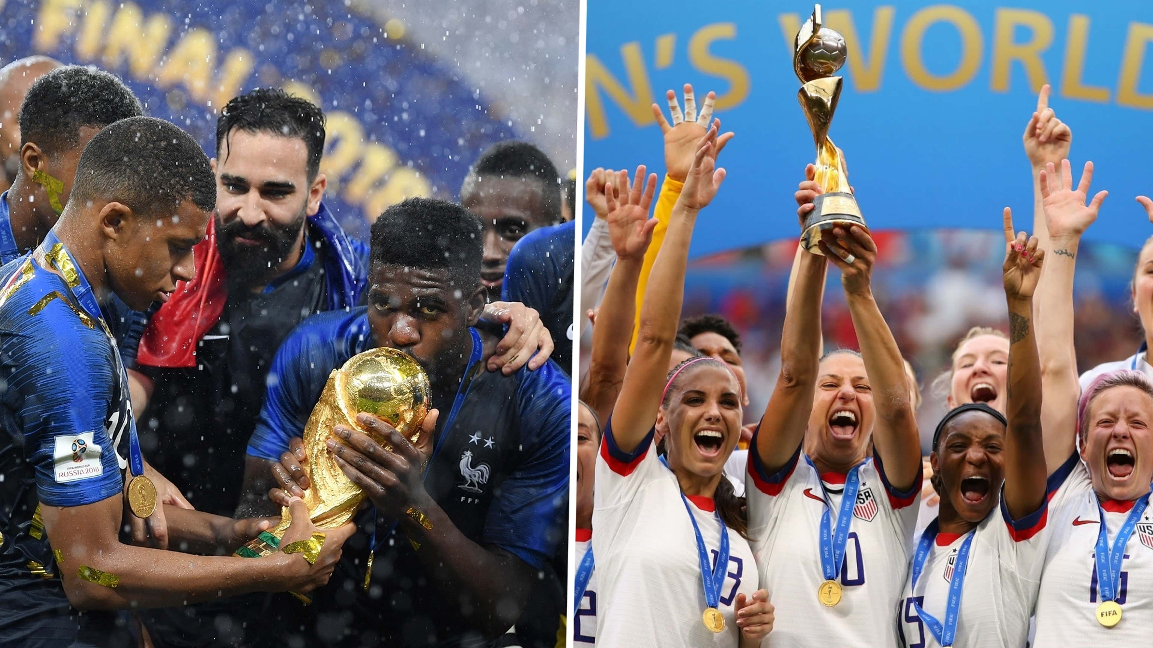 World Cup prize money How much do the men's team earn compared to the