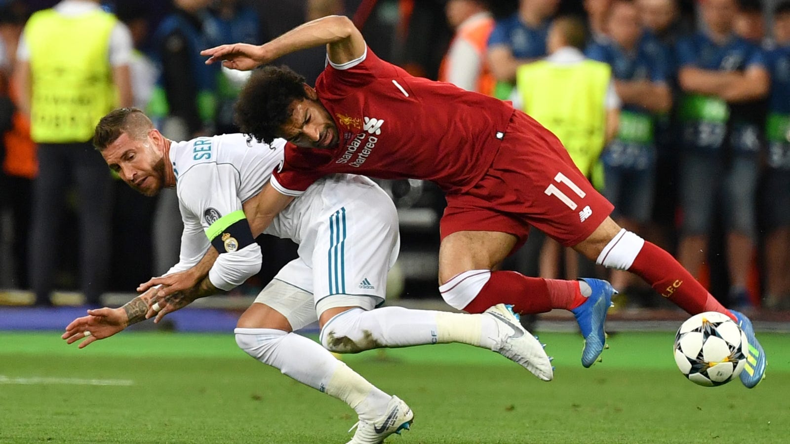 Salah Ramos Liverpool Real Madrid UCL final 2018