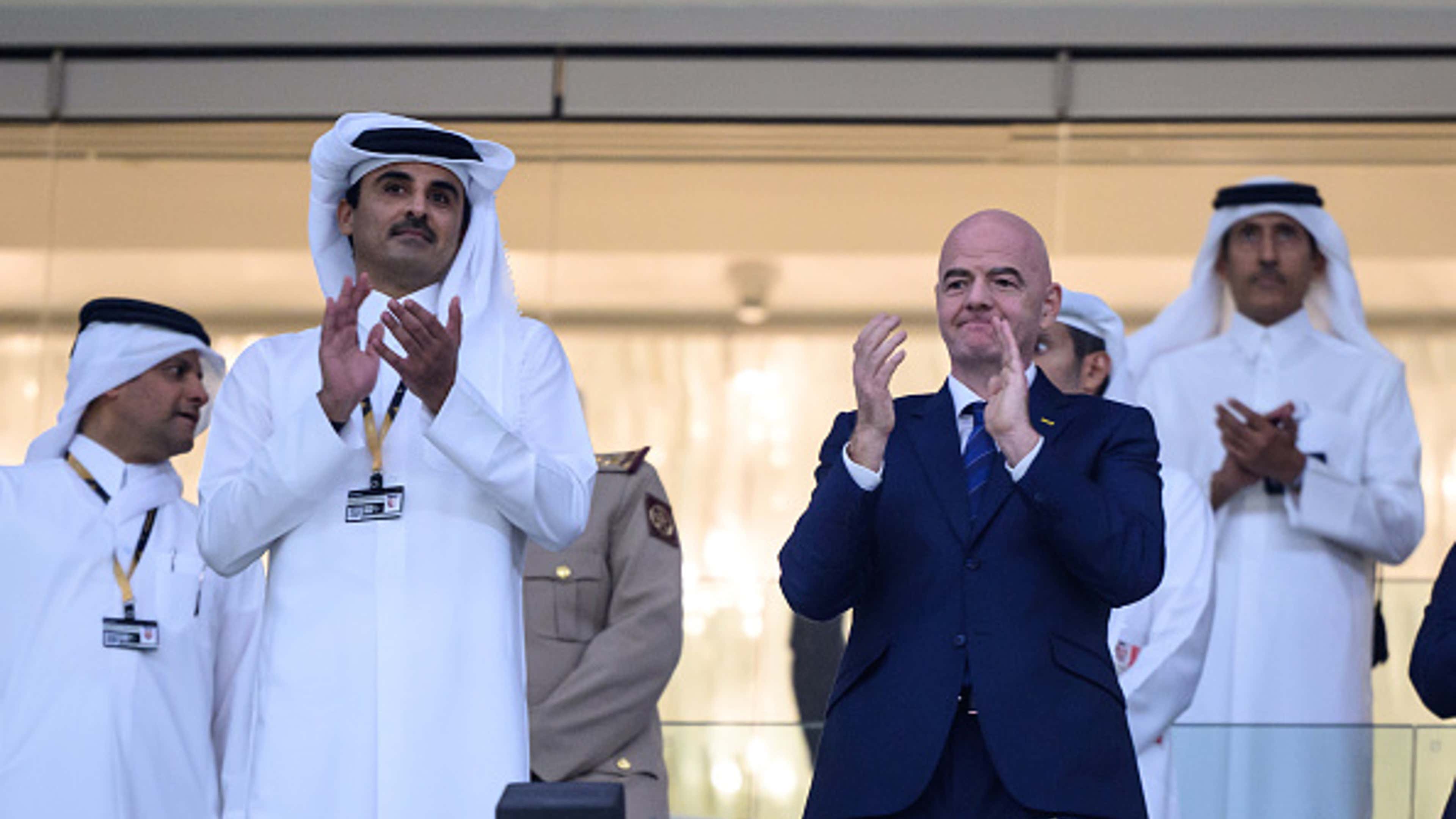 Qatar's Emir Sheikh Tamim bin Hamad al-Thani - Gianni Infantino 