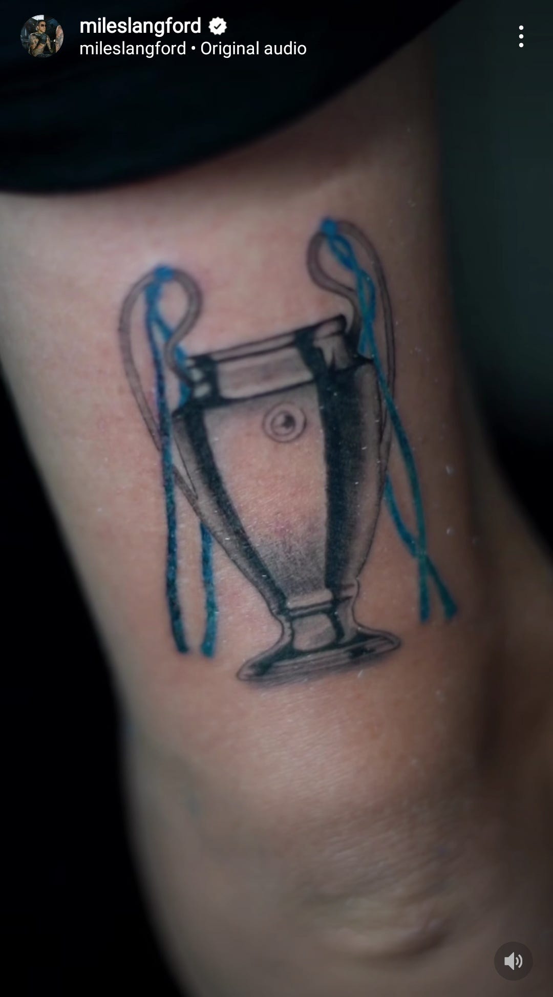 Man City fan embarrasses himself with Champions League winners tattoo   Football  Tribunacom