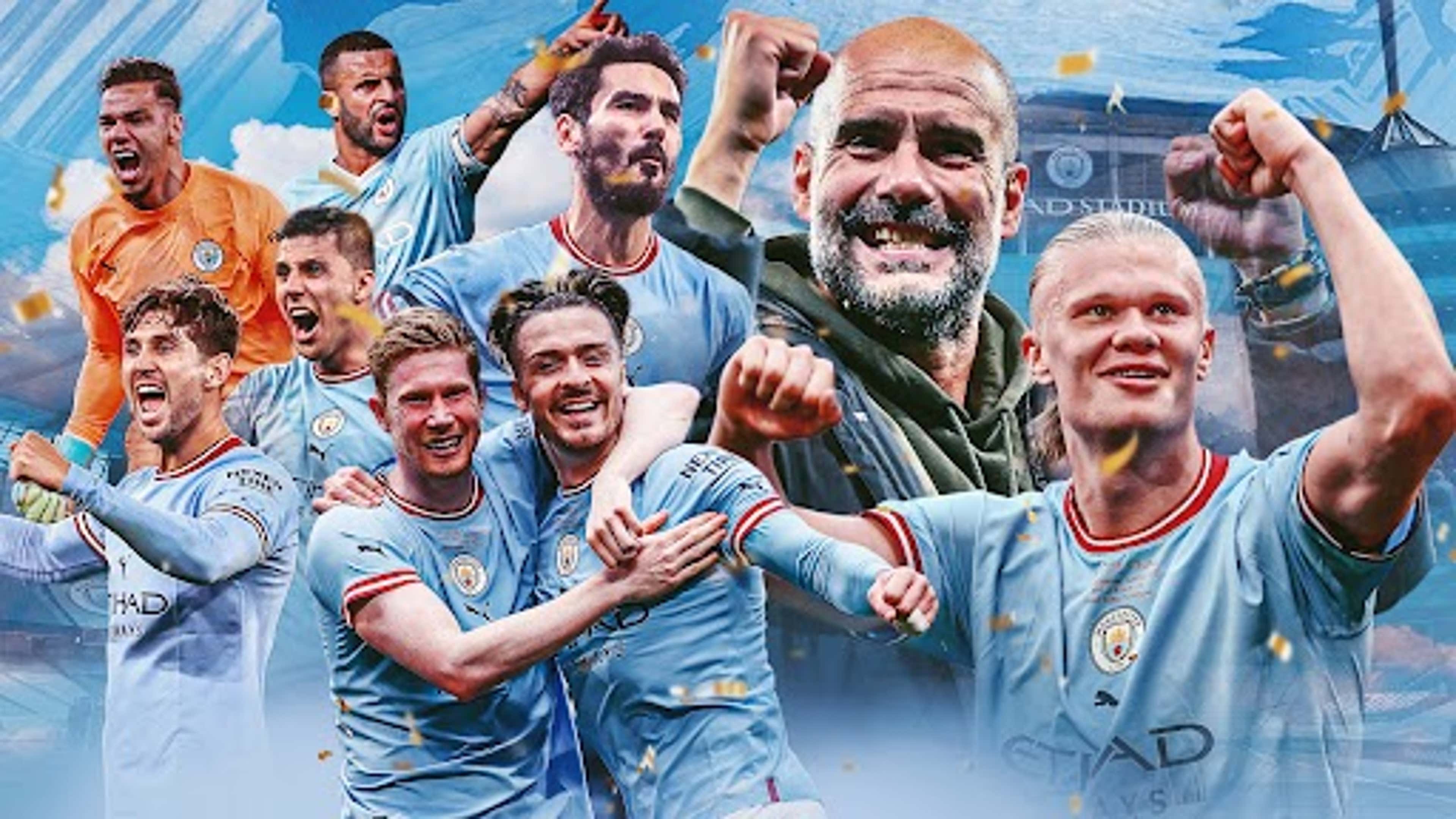 Man City champions graphic