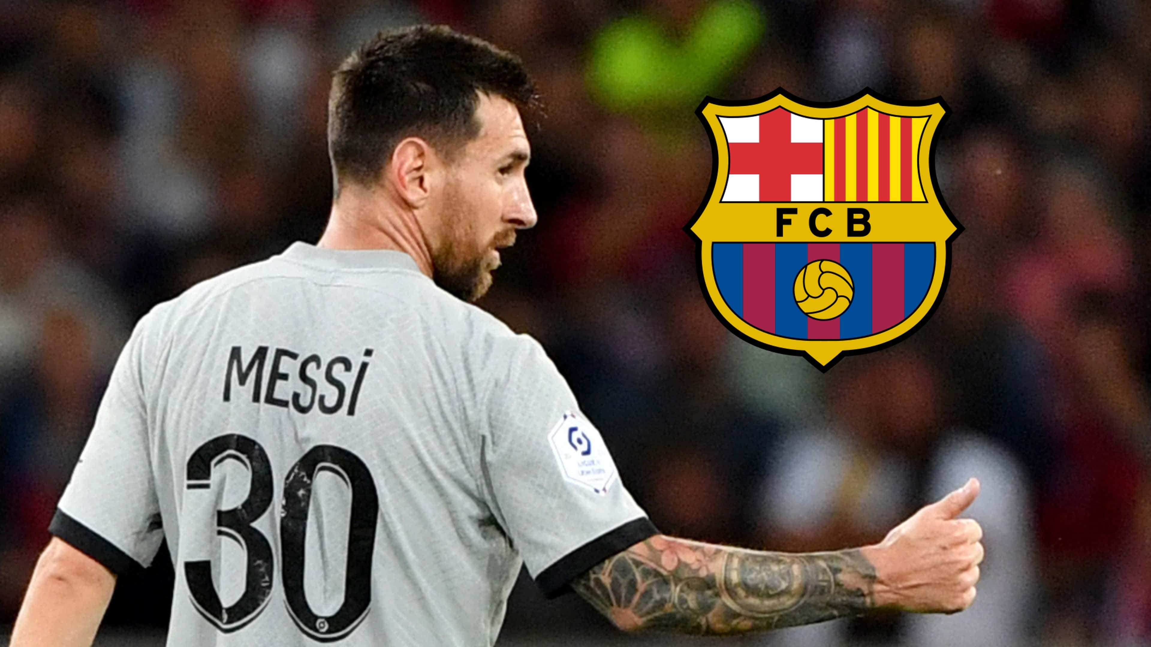 Lionel Messi PSG FC Barcelone