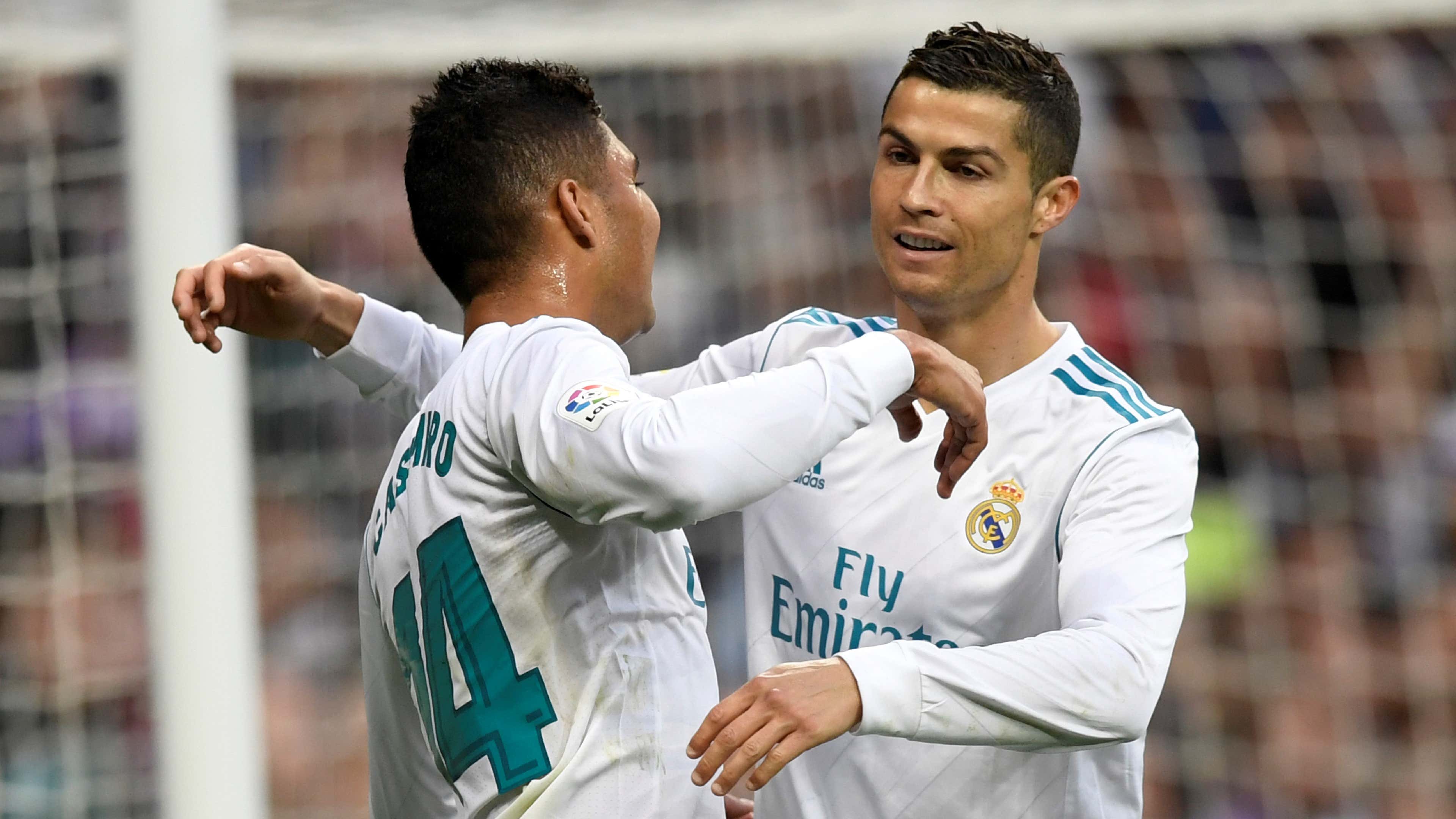 Casemiro Cristiano Ronaldo Real Madrid Malaga LaLiga 25112017