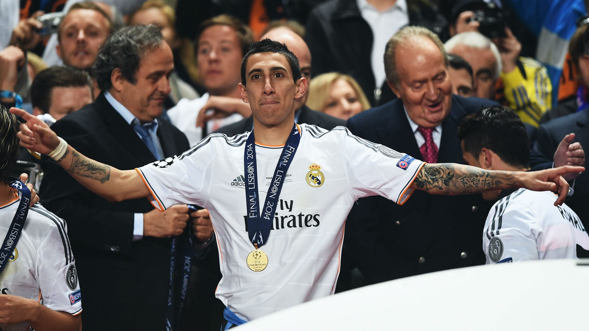 ¿Cuántas Champions ganó Di María con el Real Madrid