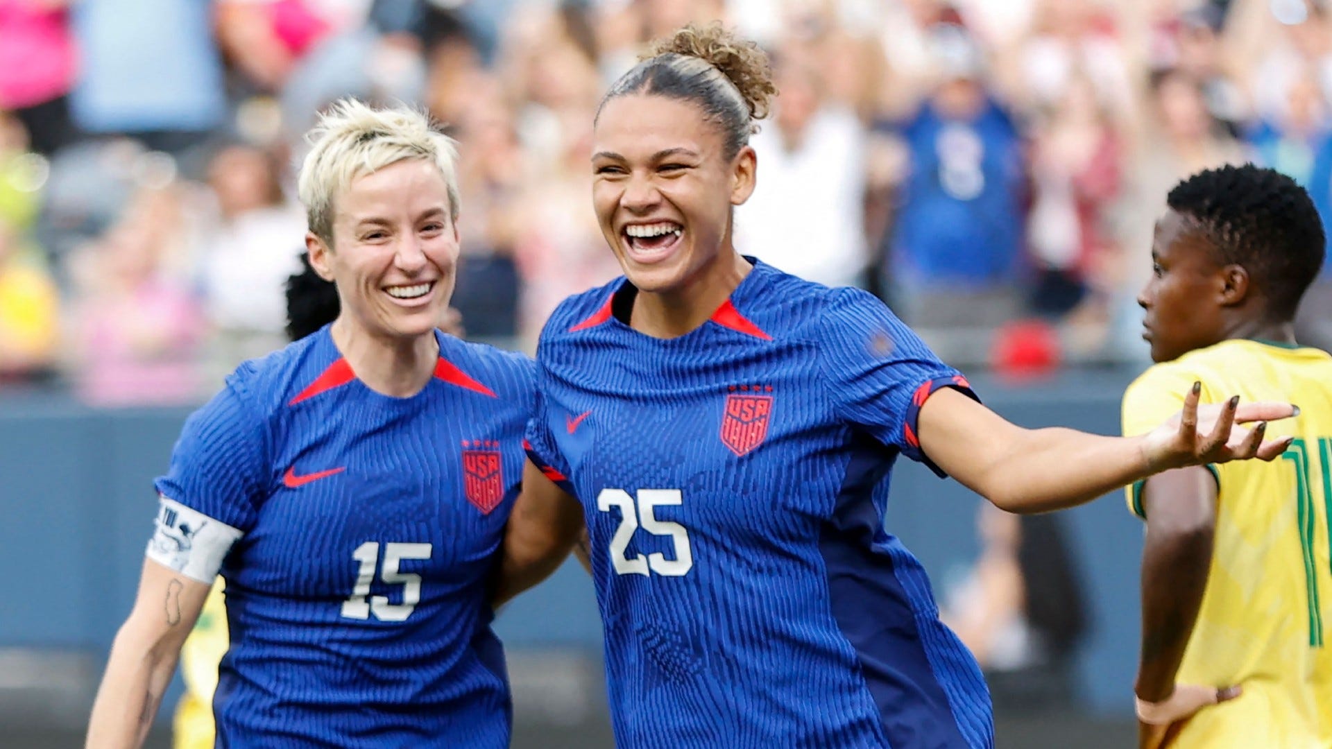 USWNT player ratings vs South Africa: Trinity Rodman shows why she's up next Megan Rapinoe says goodbye