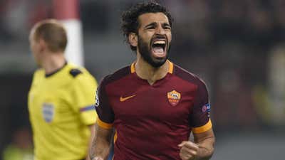 Mohamed Salah Roma Bayer Leverkusen Champions League 04112015