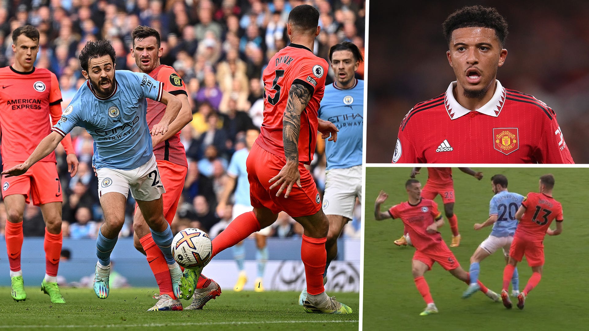 Man Utd fans angered by VAR as Man City and Bernardo Silva awarded controversial penalty a week after Sancho drama Goal US