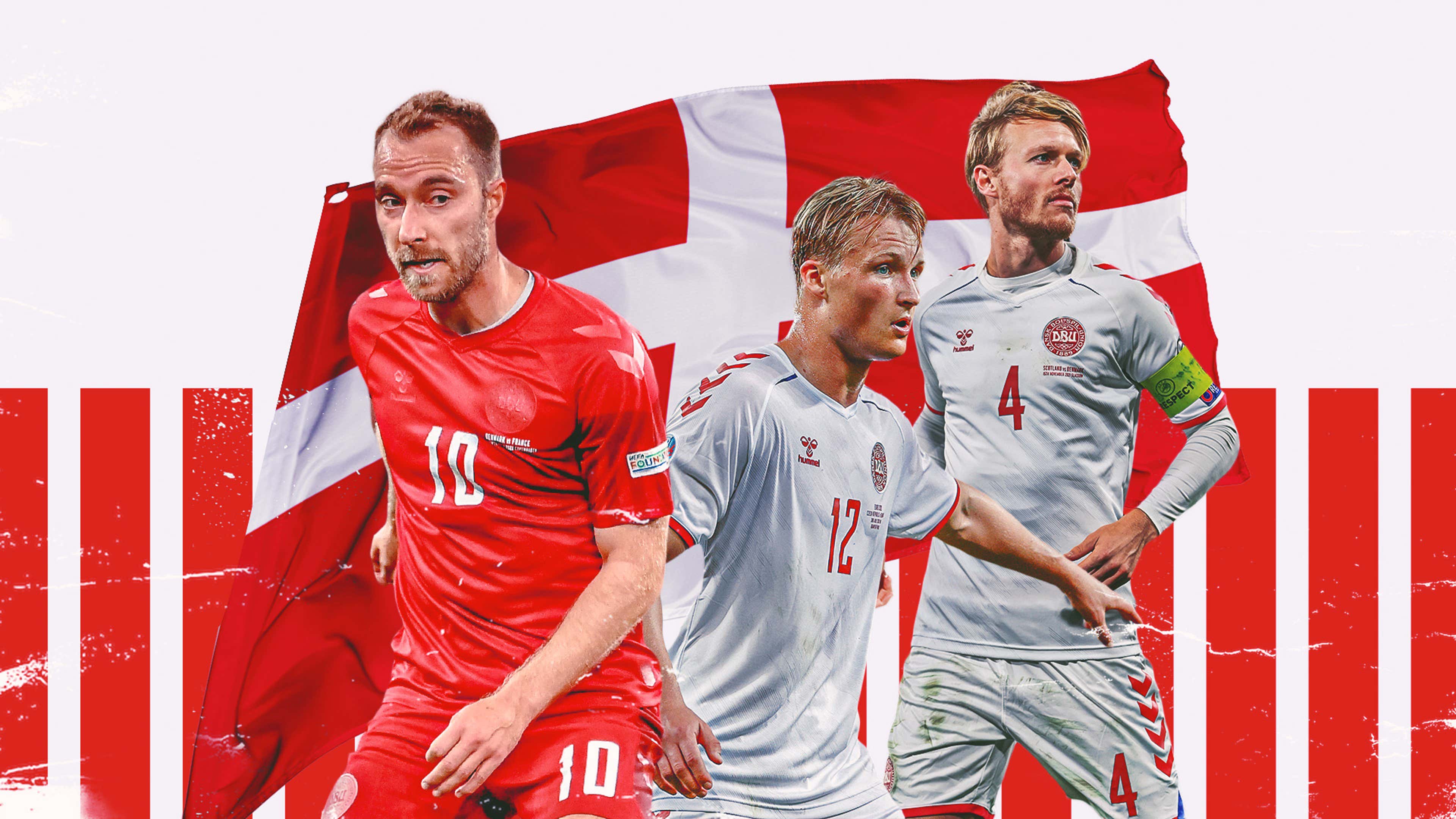 World Cup squad Denmark Eriksen Kjaer Dolberg