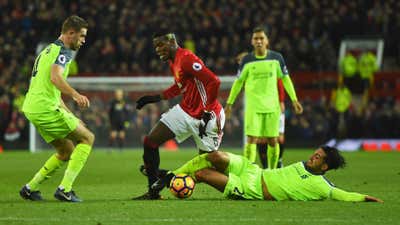 Paul Pogba, Manchester United vs Liverpool, 2017