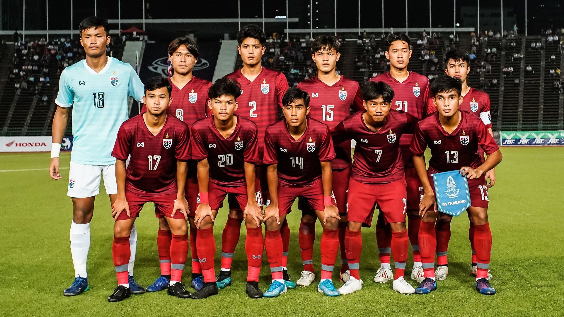 U19 Cambodia vs U19 Thailand AFC U19 Championship 2020 qualification