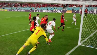 Abdelhamid Sabiri scores for Morocco.