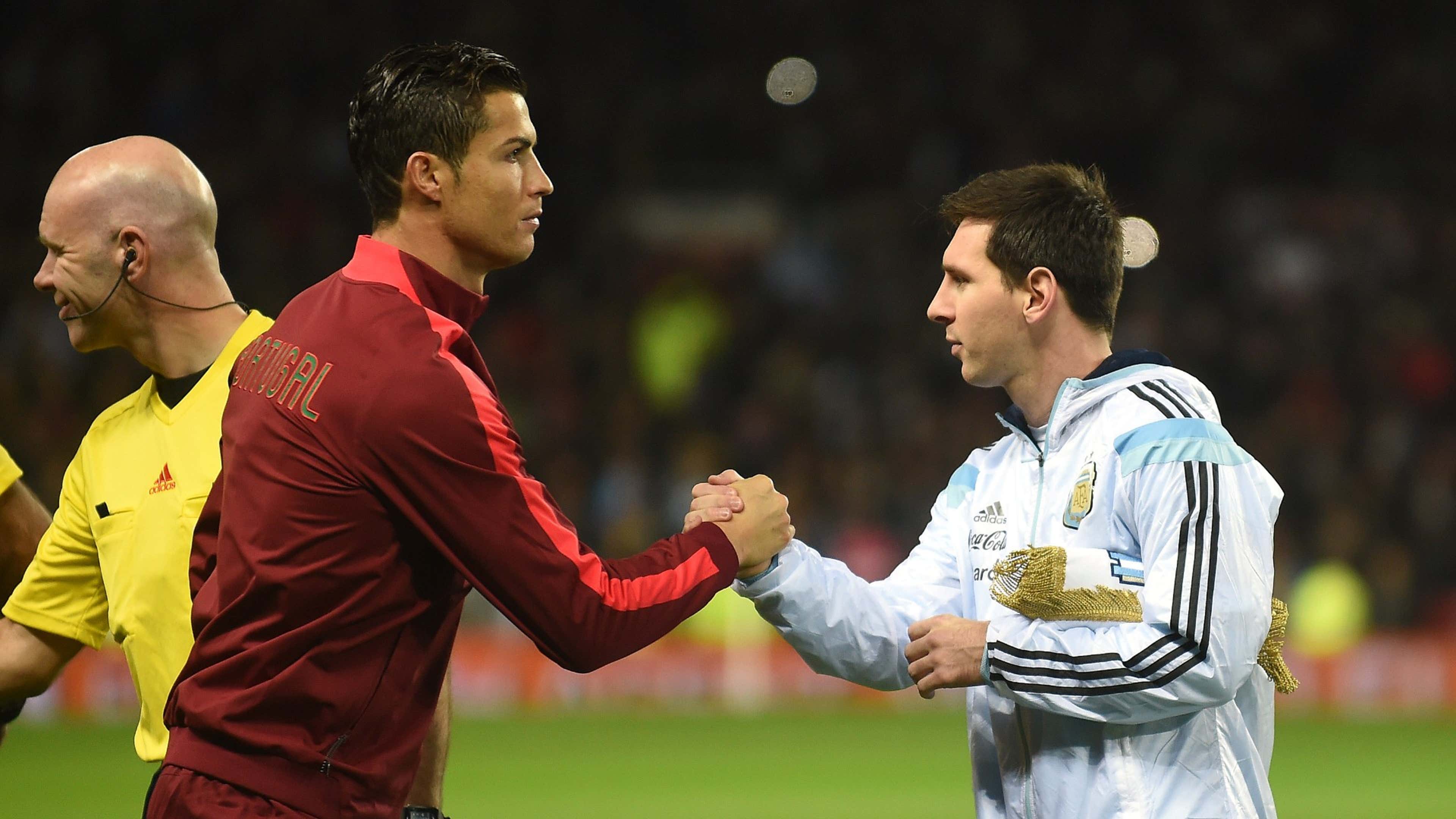 WATCH: Cristiano Ronaldo greets Lionel Messi, Neymar, Kylian