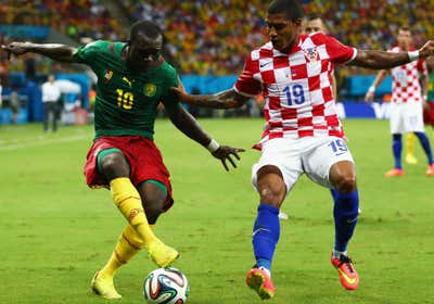 Sammir Croatia Vincent Aboubakar Cameroon 2014 World Cup Group A 06192014