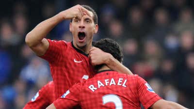 Rio Ferdinand Rafael Manchester United