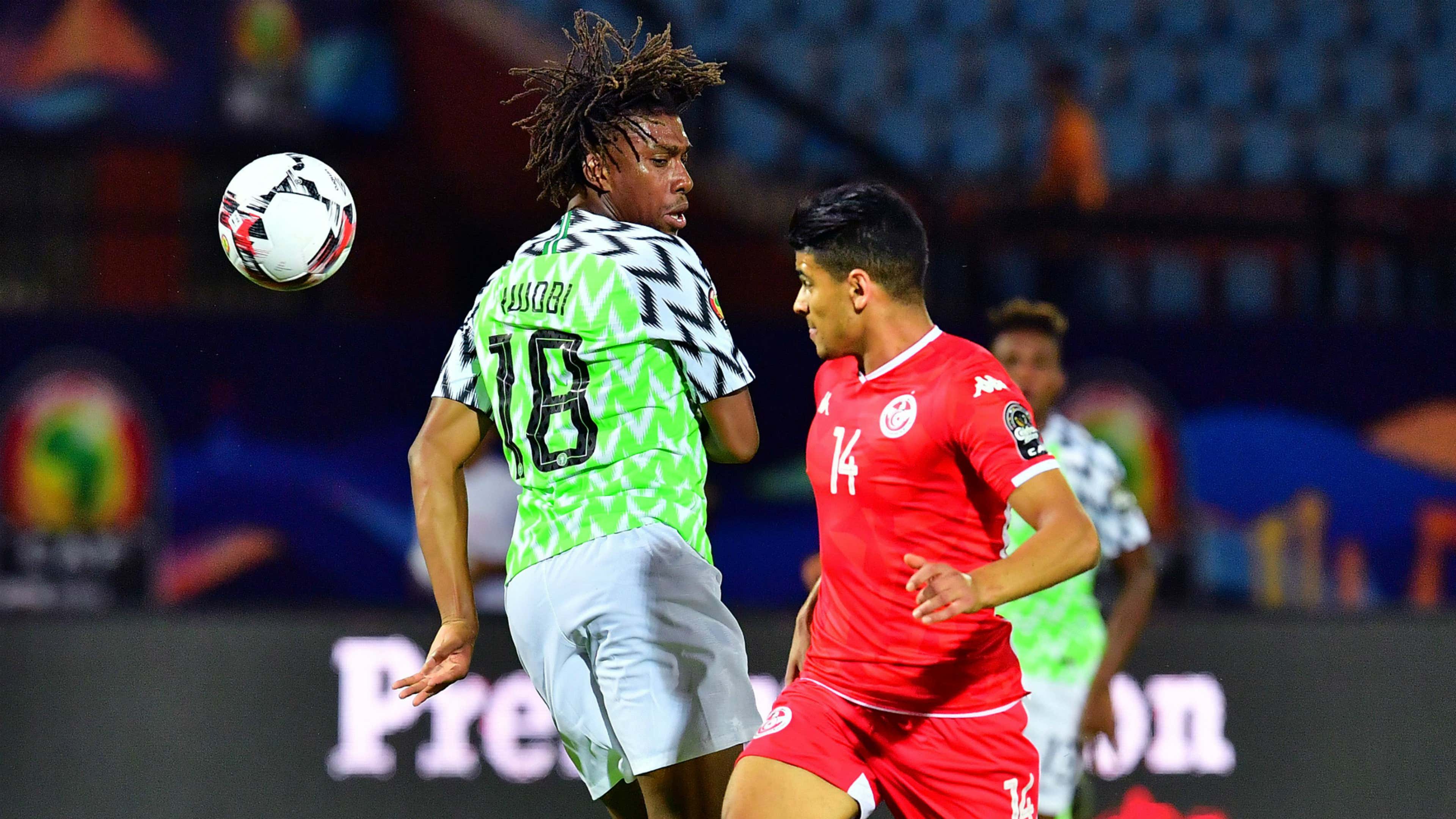 Alex Iwobi, Mohamed Drager  - Tunisia vs. Nigeria