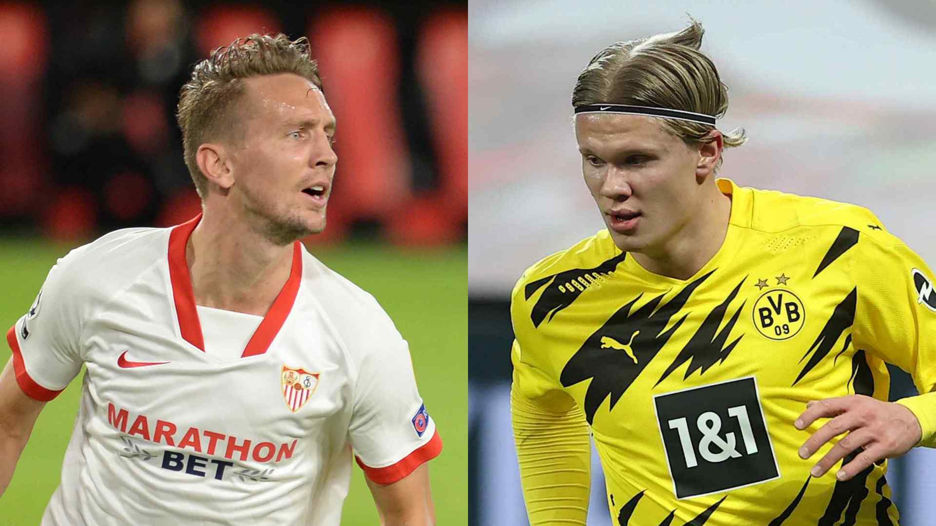 Luuk De Jong Sevilla Haaland Dortmund 2020-21