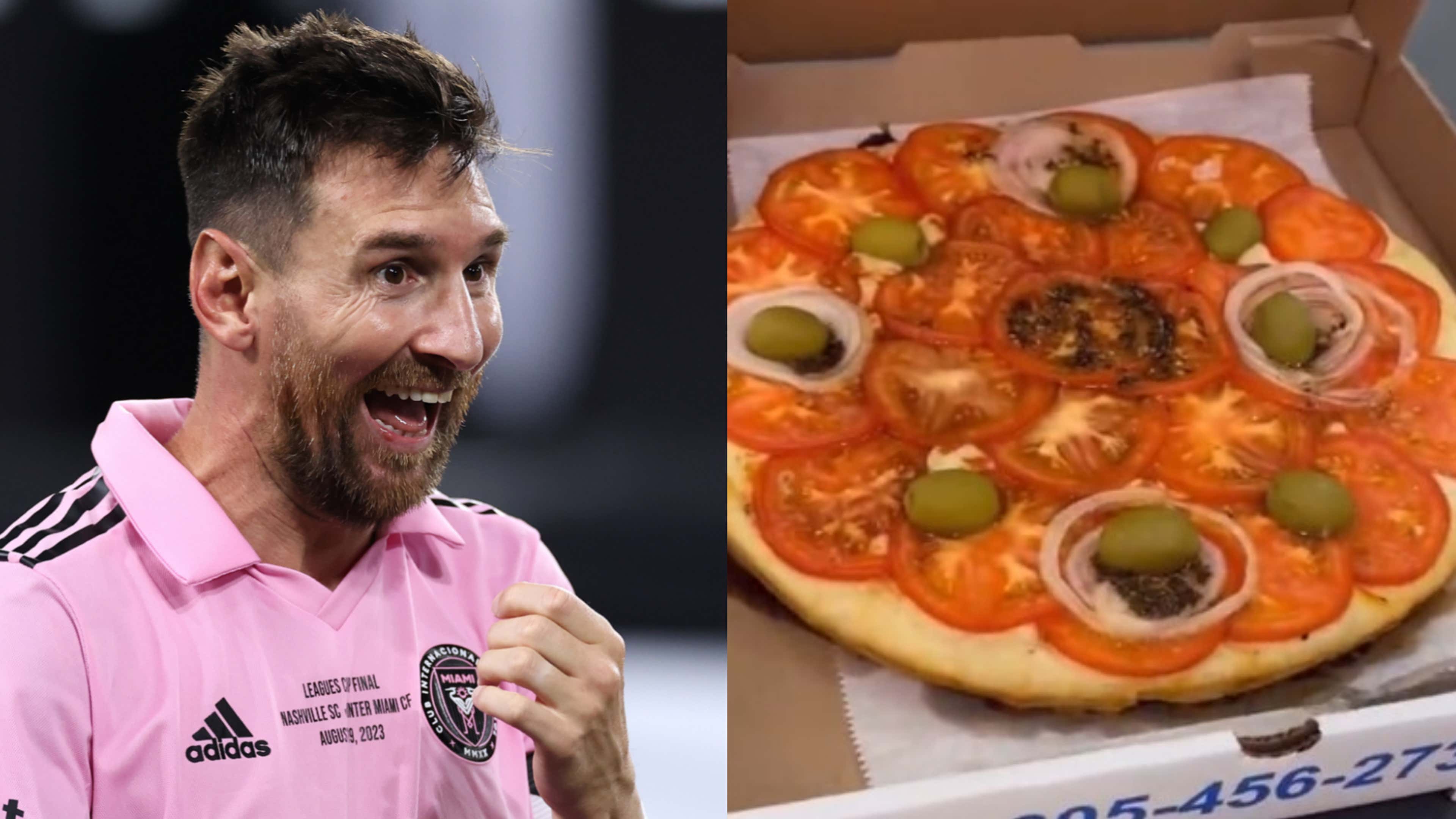 Lionel Messi pizza