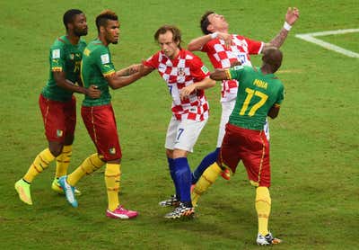 Croatia Cameroon 2014 World Cup Group A 06192014