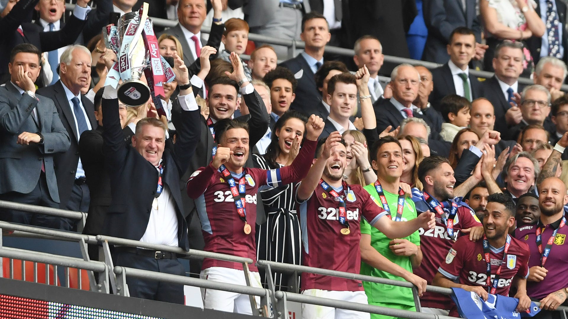 Aston Villa Promoted To Premier League After Beating Derby In Championship Play Off Final Goal