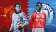 Carlos Tevez and Andy Cole played for both Manchester clubs