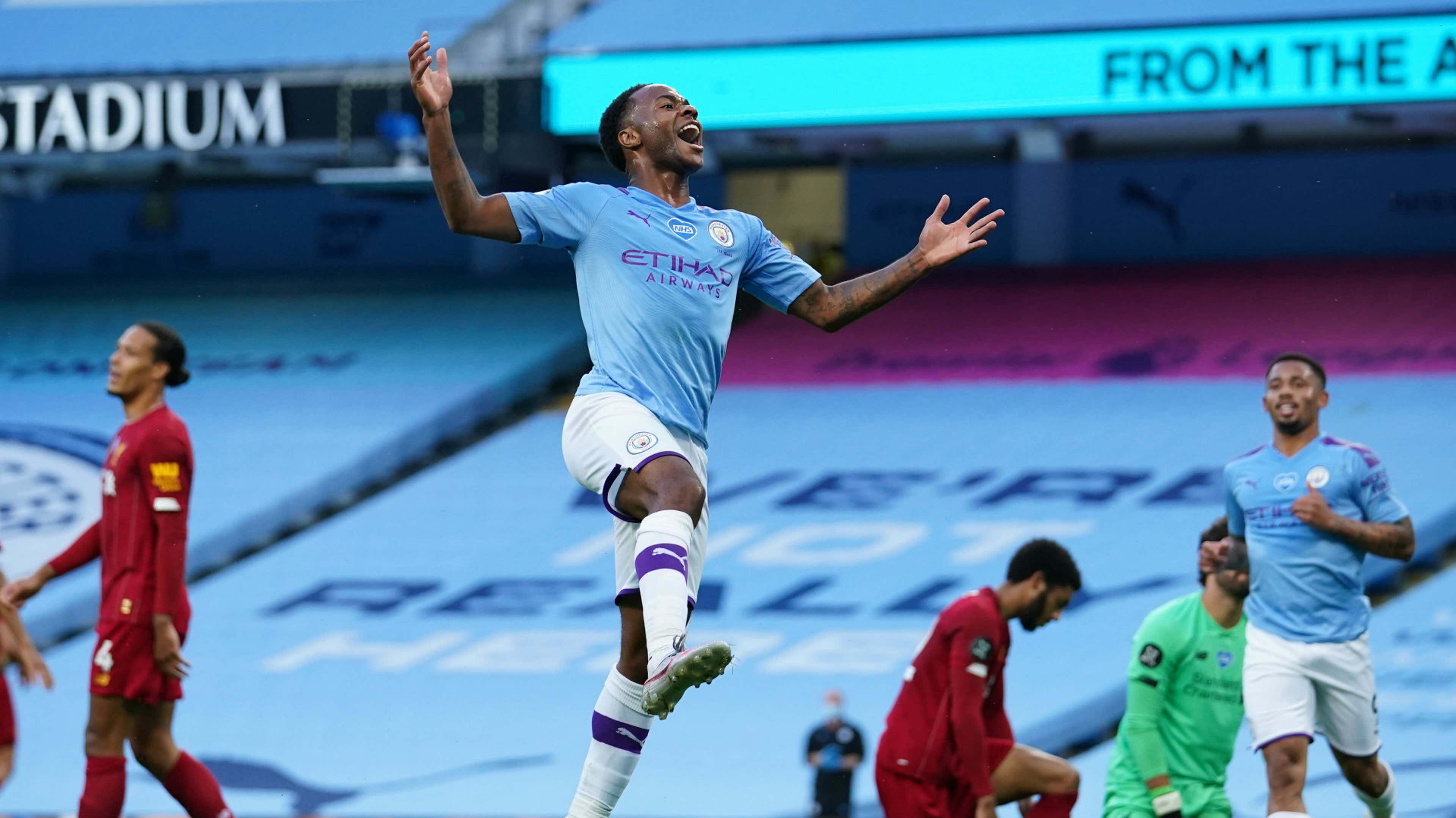 Raheem Sterling Manchester City vs Liverpool Premier League 2019-20