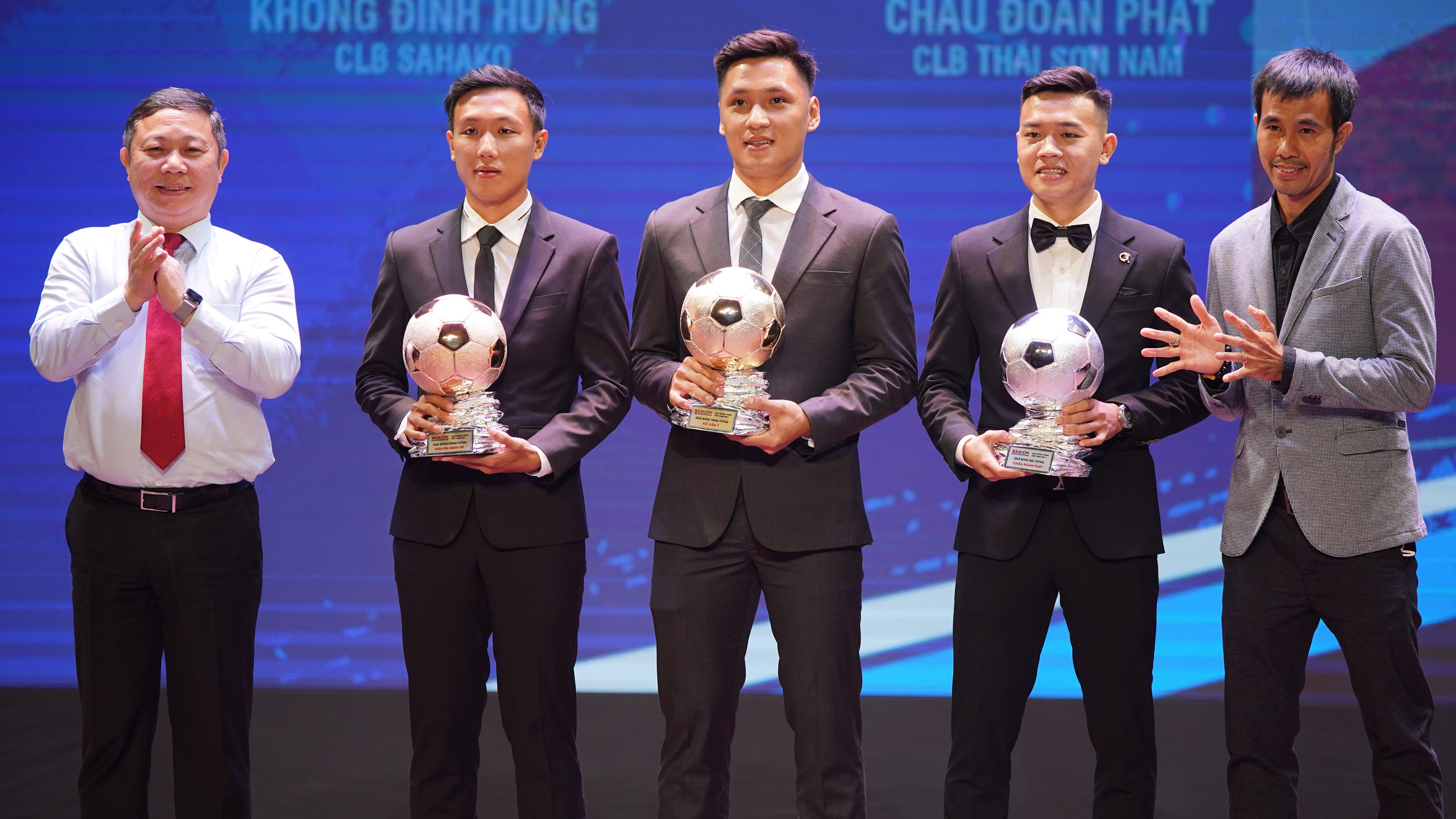 Ho Van Y Chau Doan Phat Nguyen Minh Tri Vietnam Futsal QBV 2021