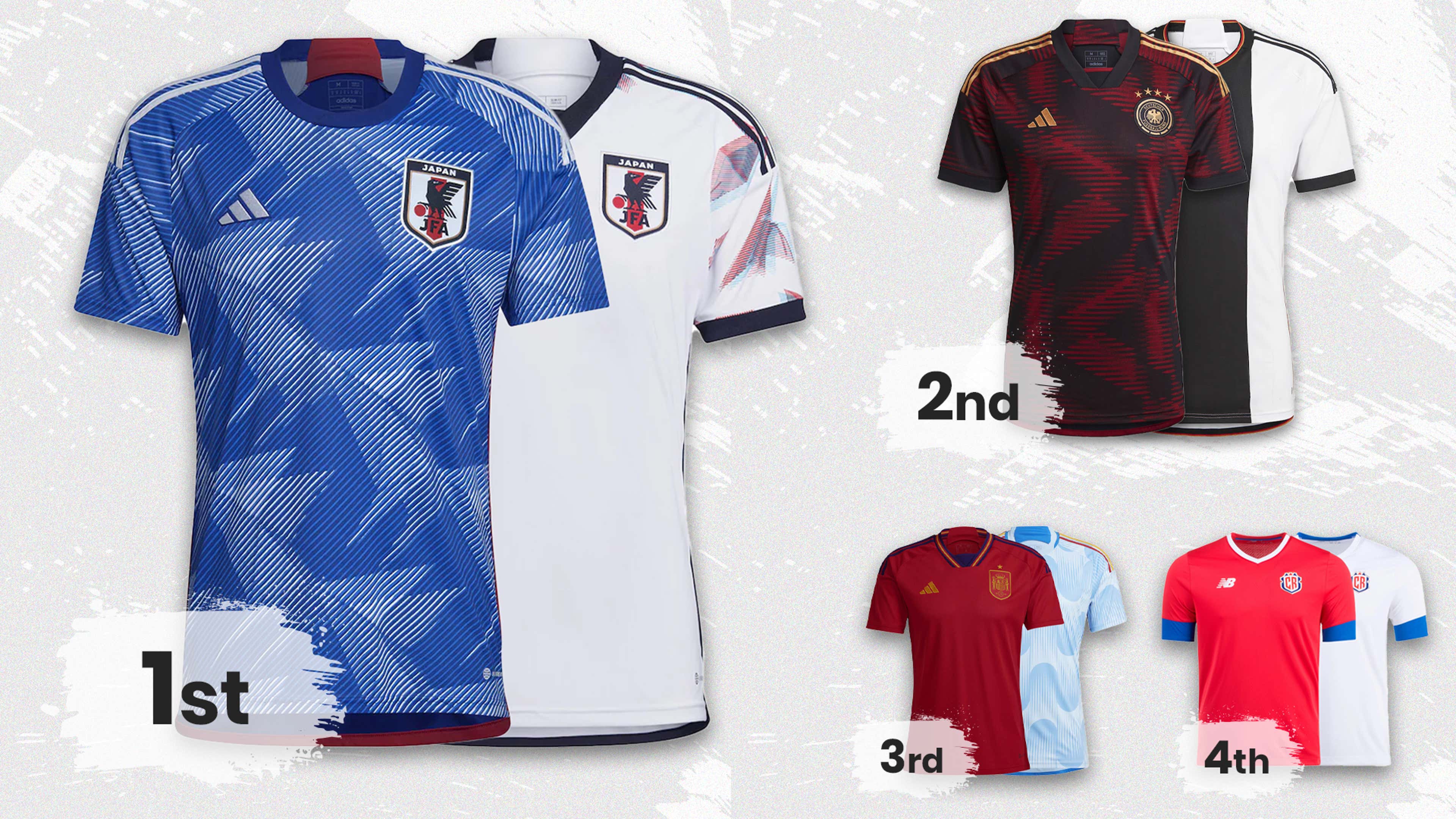 The 2022 World Cup of kits: Group stages E-H - Japan excel as