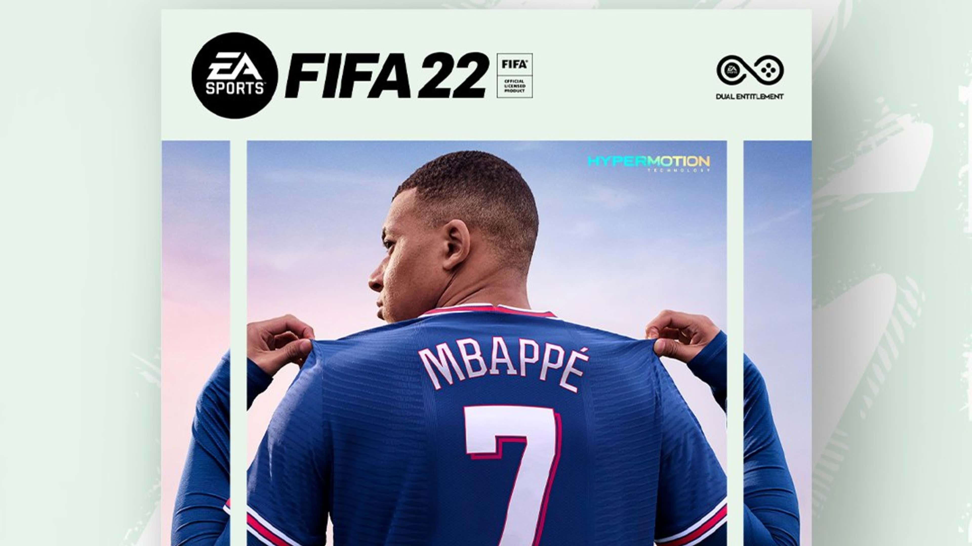 Kylian Mbappe FIFA 22 cover 1920x1080