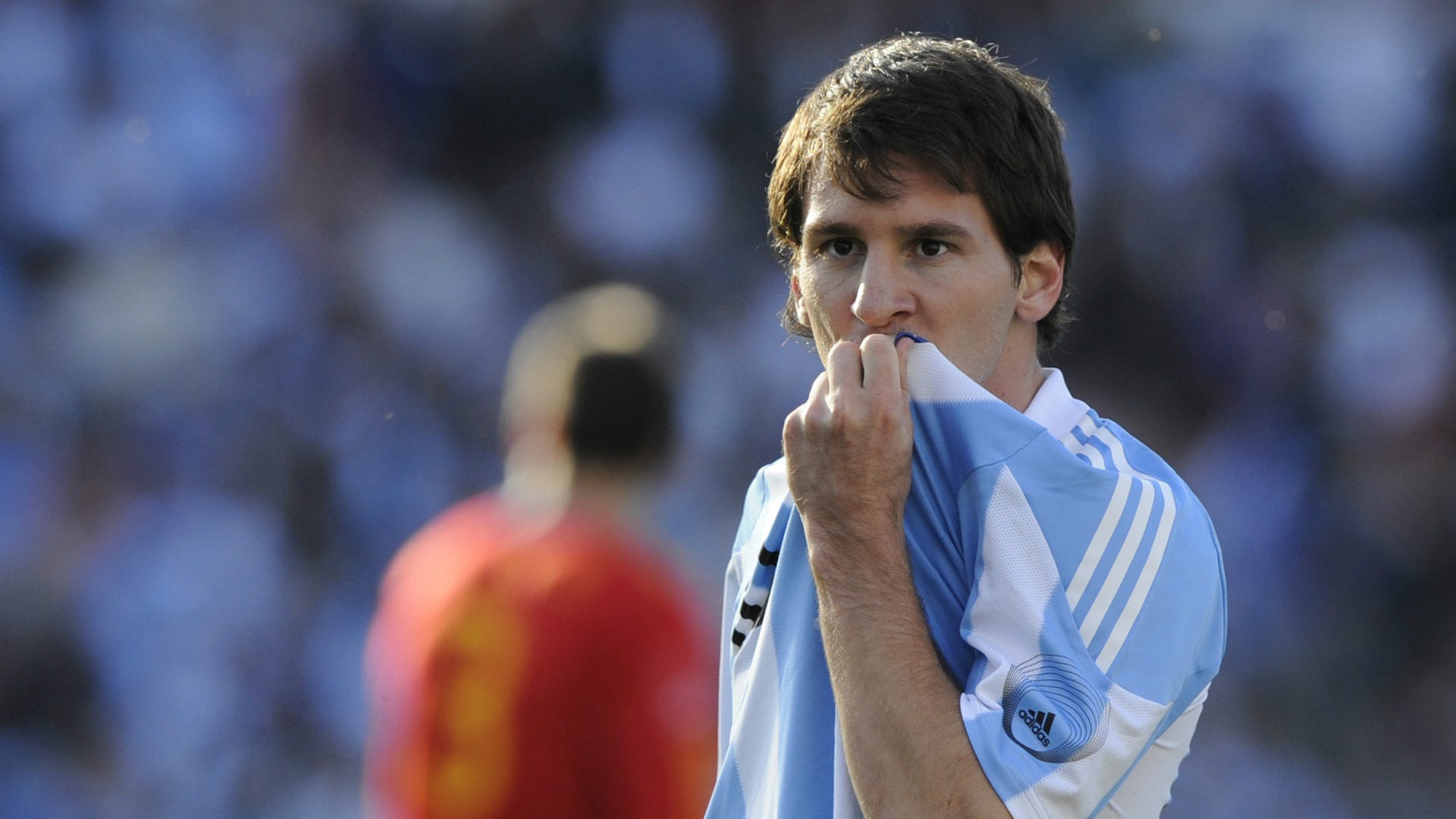 Lionel Messi Argentina Spain 2010