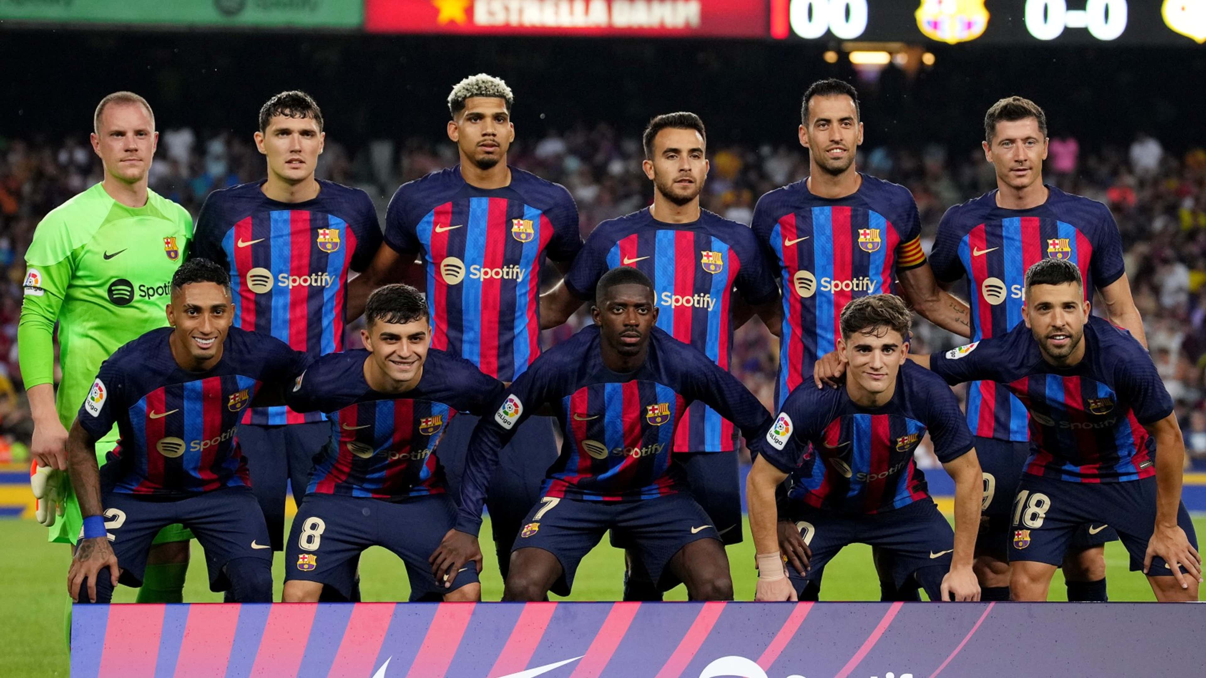 Clasificación fútbol club barcelona