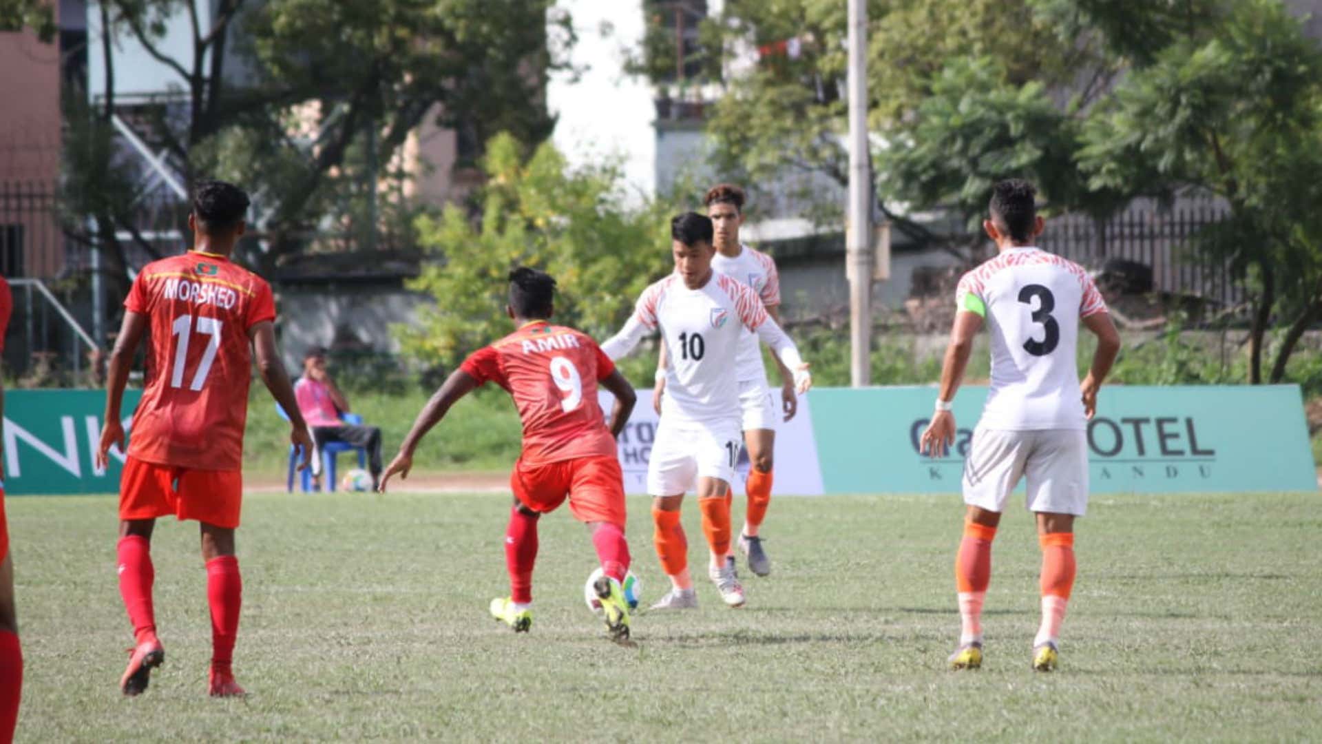 Givson Singh India U18 Bangladesh 2019 SAFF U18 Championship