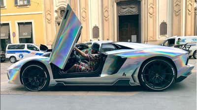 Lamborghini in pearlescent