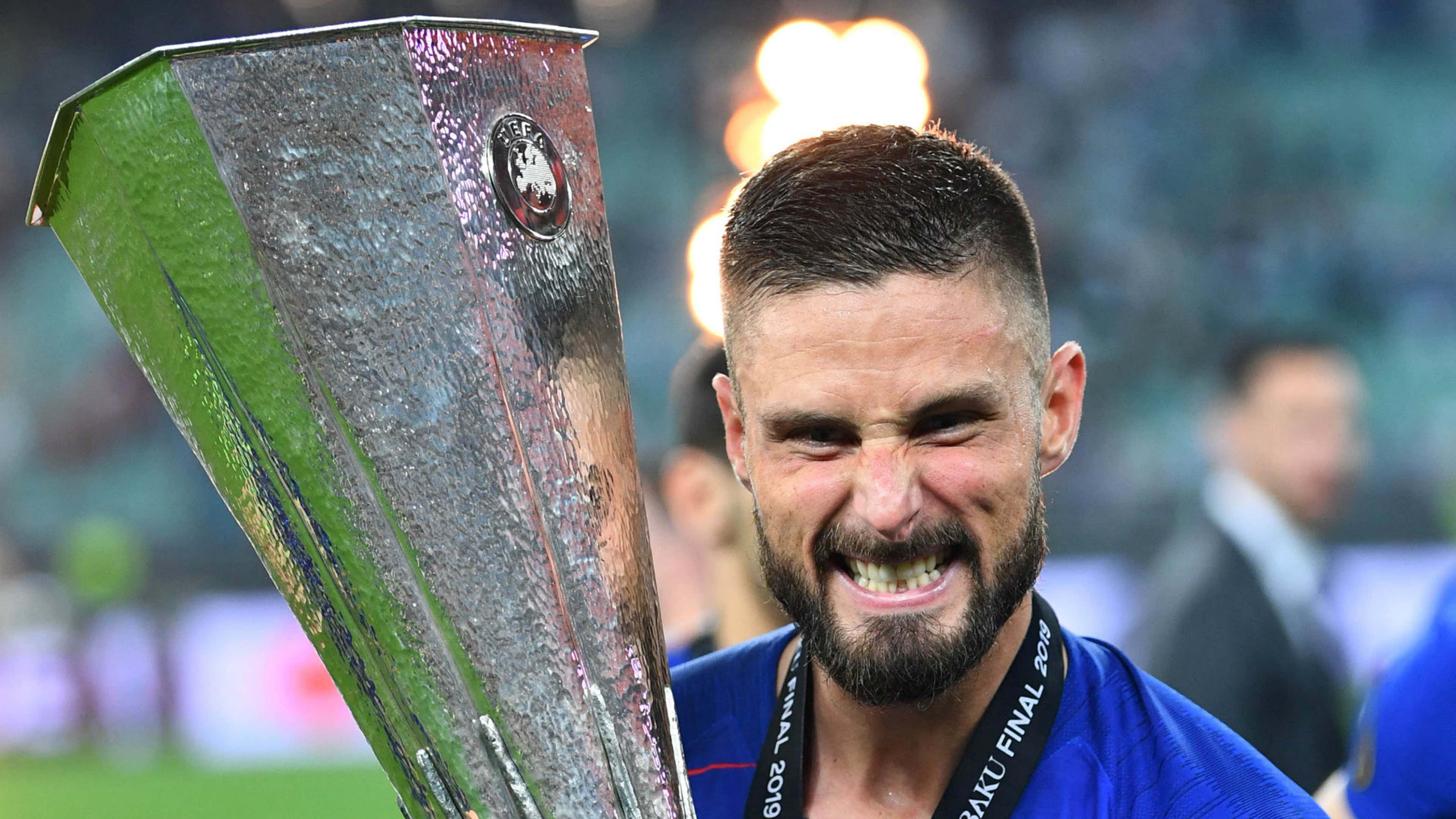 Olivier Giroud Chelsea Europa League final 2018-19