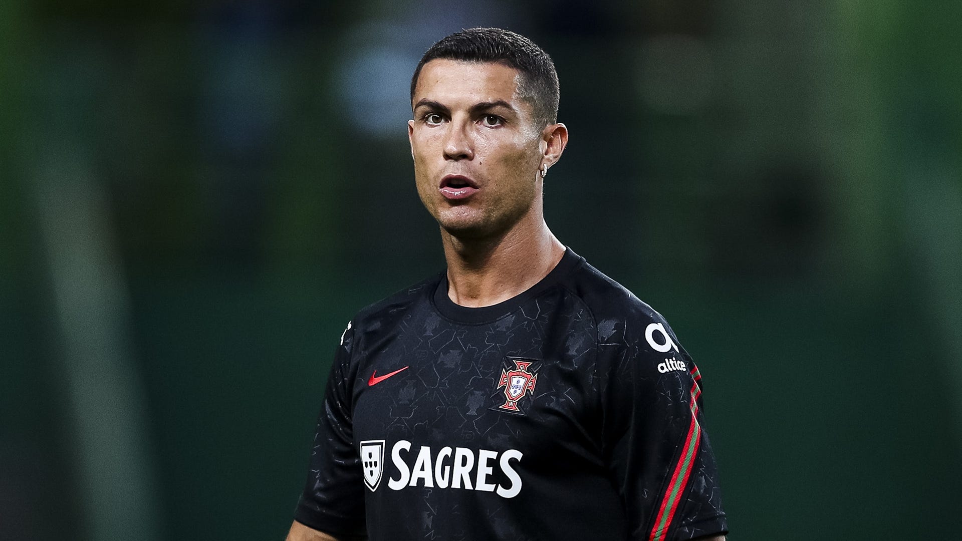 Cristiano Ronaldo, Portugal warm up
