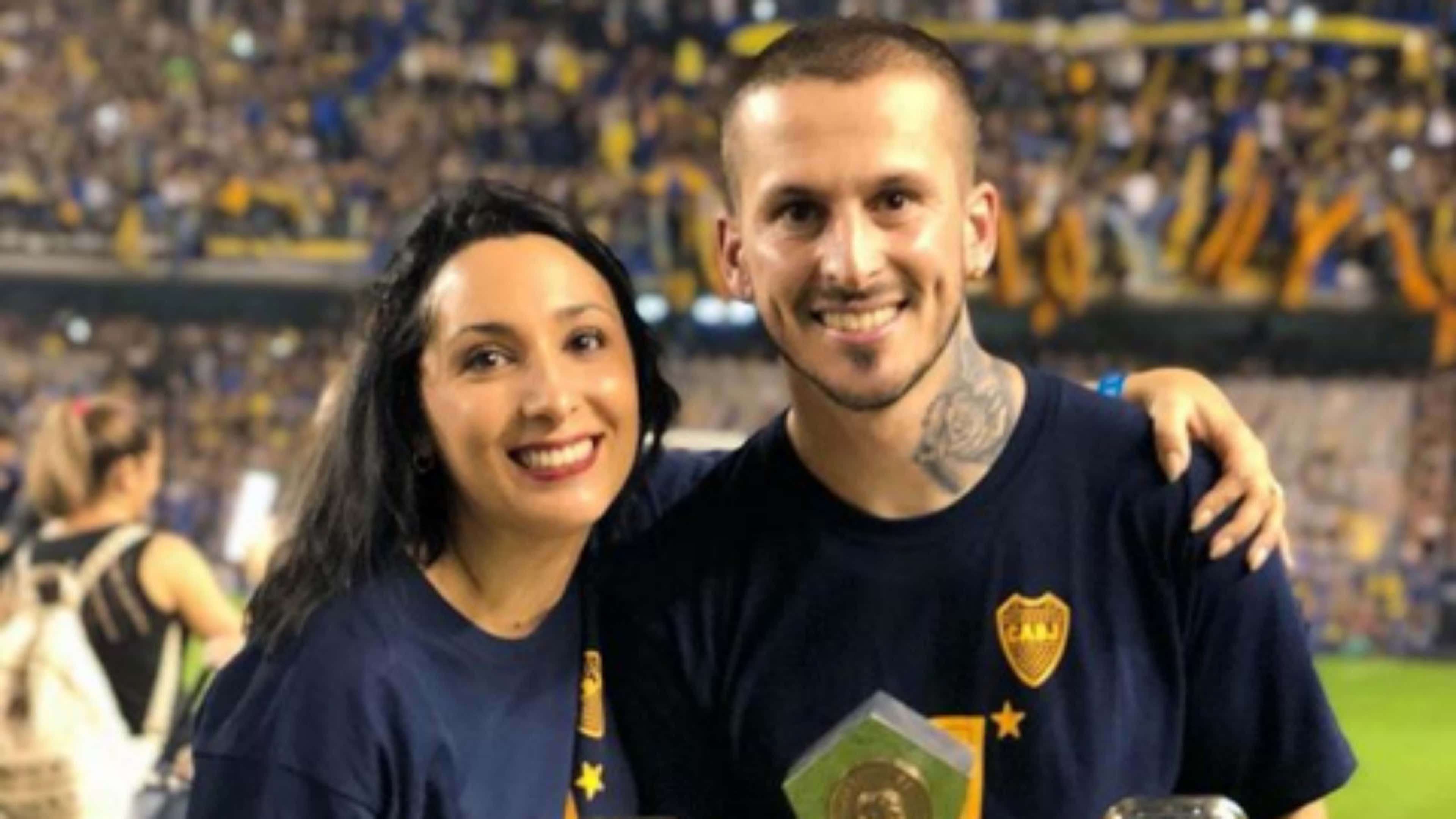 Dario Benedetto y esposa Noelia Pons 2018