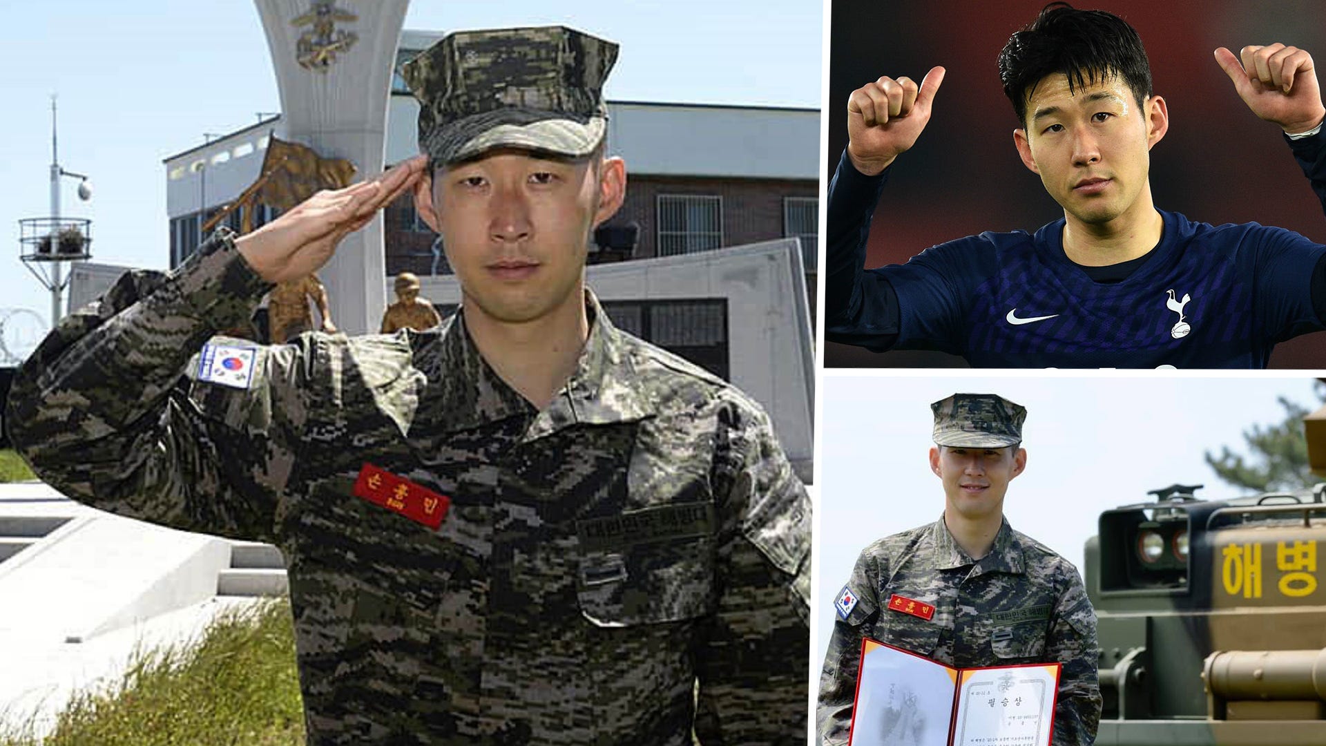 Tottenham star Son completes mandatory military service in South Korea |  Goal.com