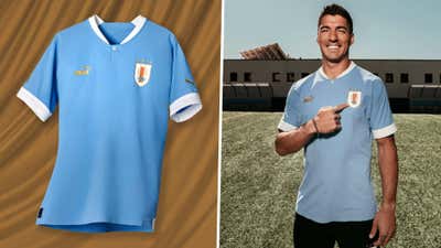 Uruguay home kit World Cup 2022