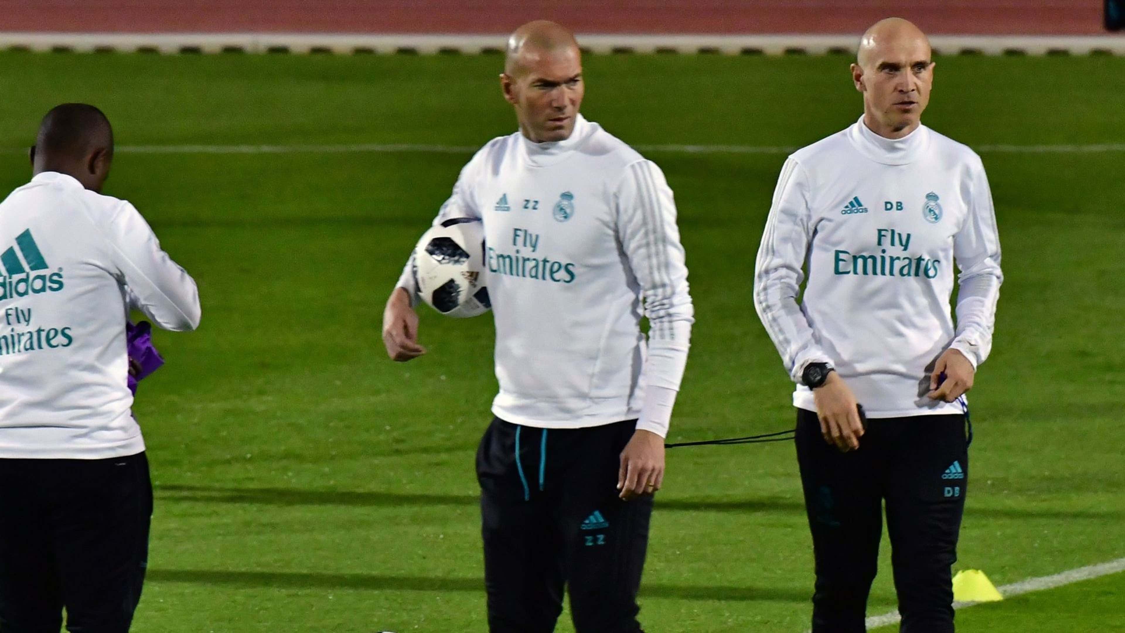 Zinedine Zidane Real Madrid Club World Cup training 11122017