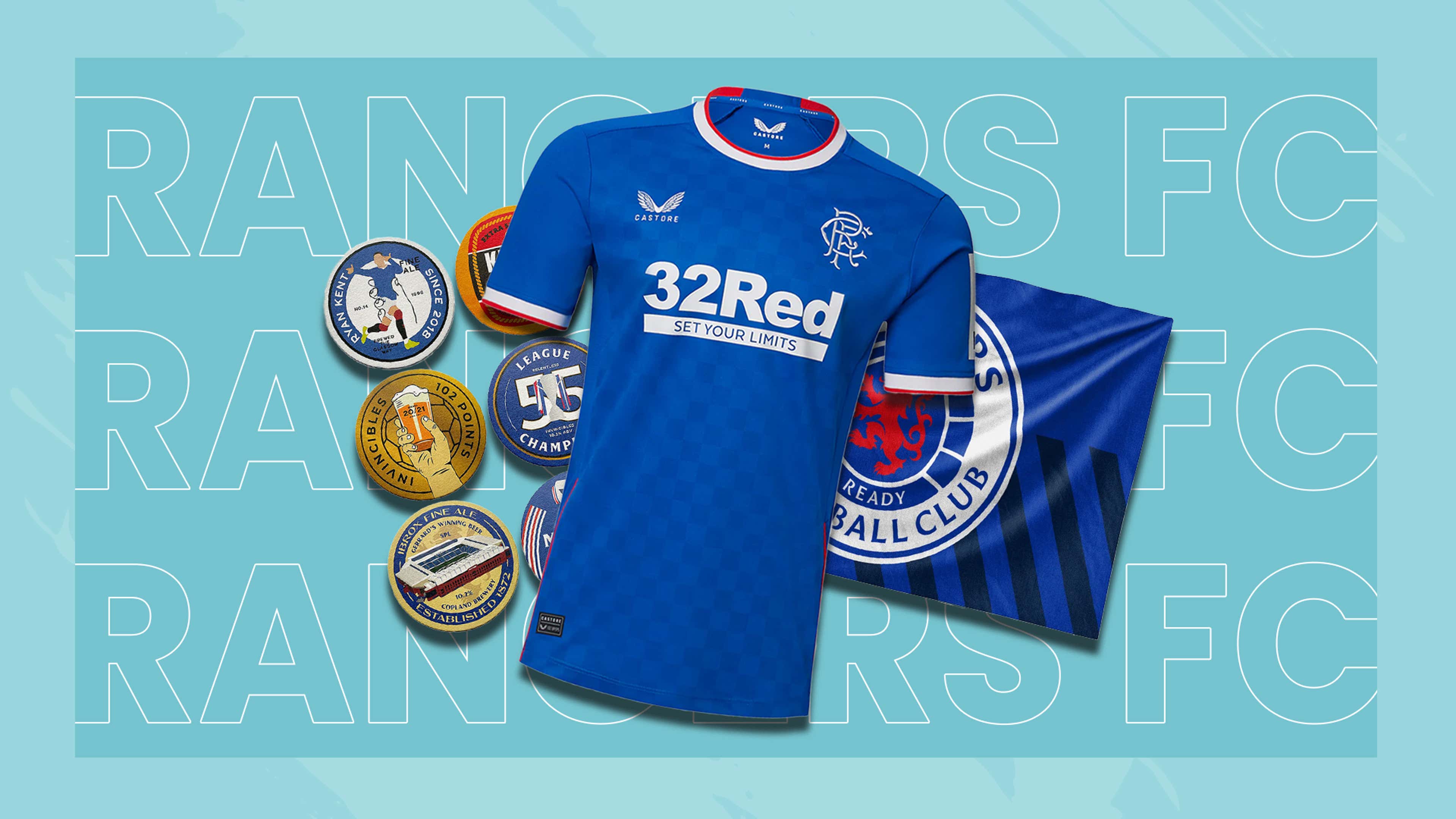 Castore Glasgow Rangers Shirt Home 2022/2023 - Blue
