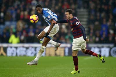 Terence Kongolo & Javier Manquillo - Huddersfield Town v Newcastle United
