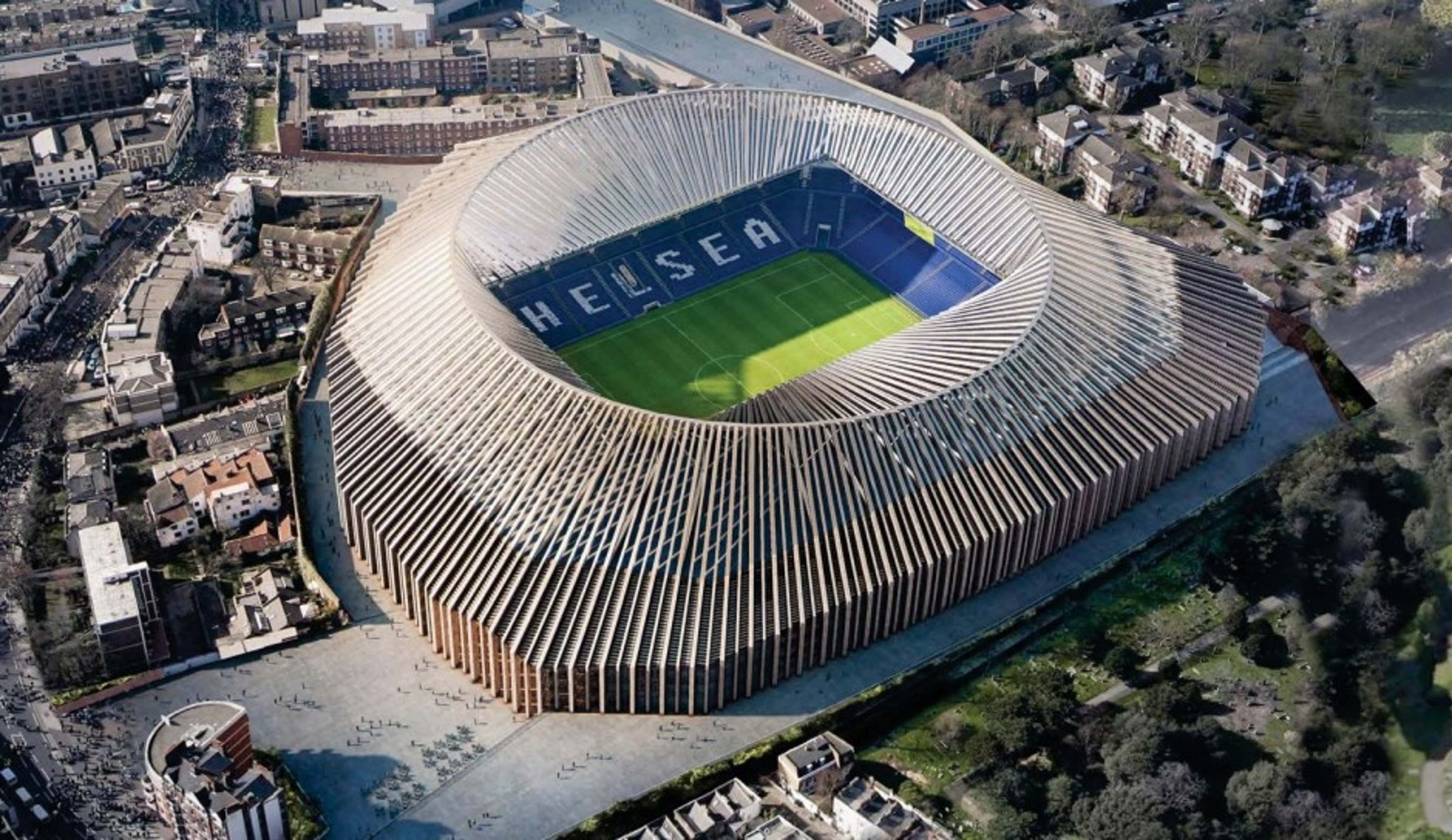 Фото нового стадиона. Стадион Stamford Bridge. Стэмфорд бридж новый стадион.