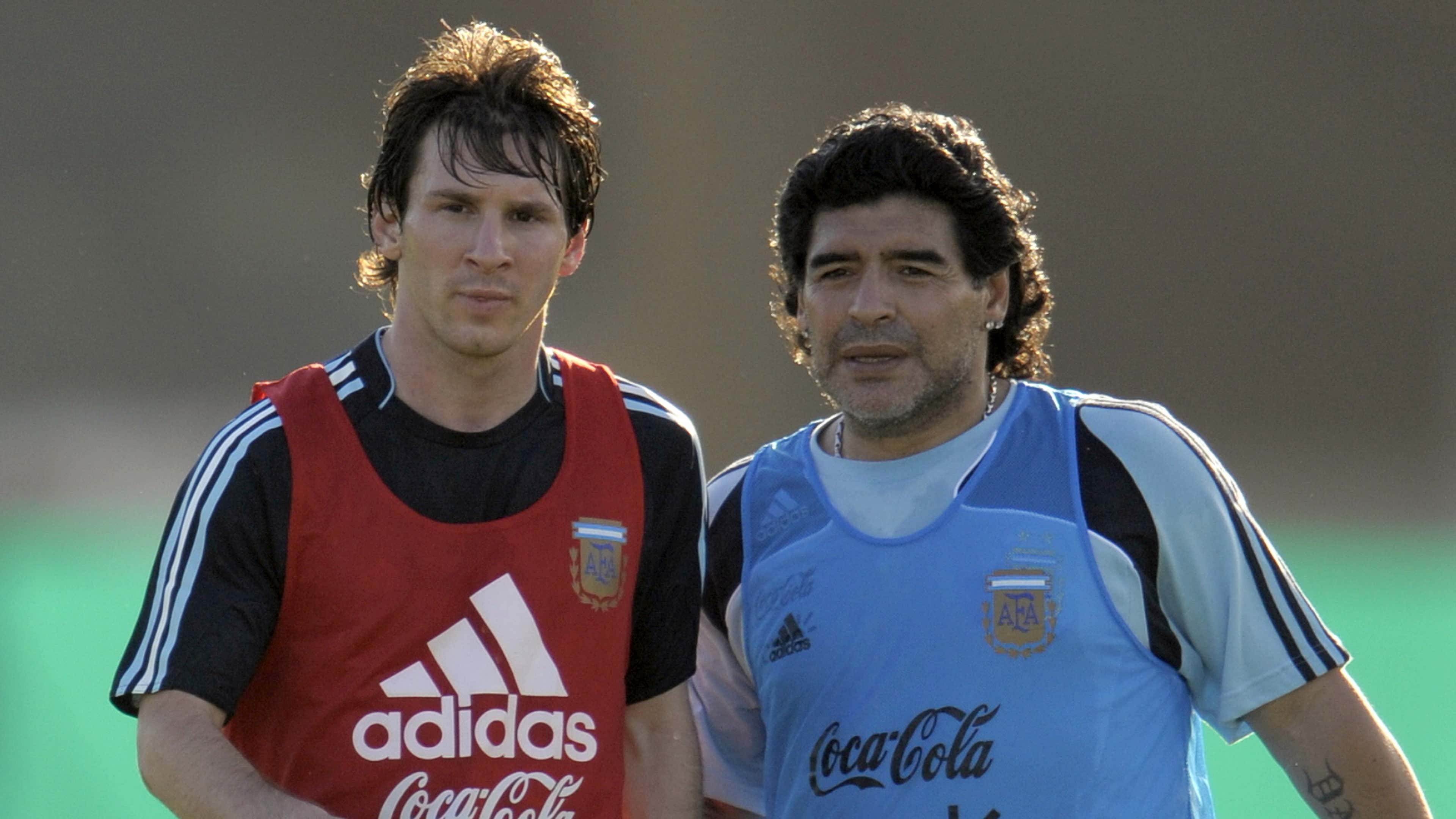 Maradona y Messi, juntos en el Ballon D'Or Dream Team | Goal ...