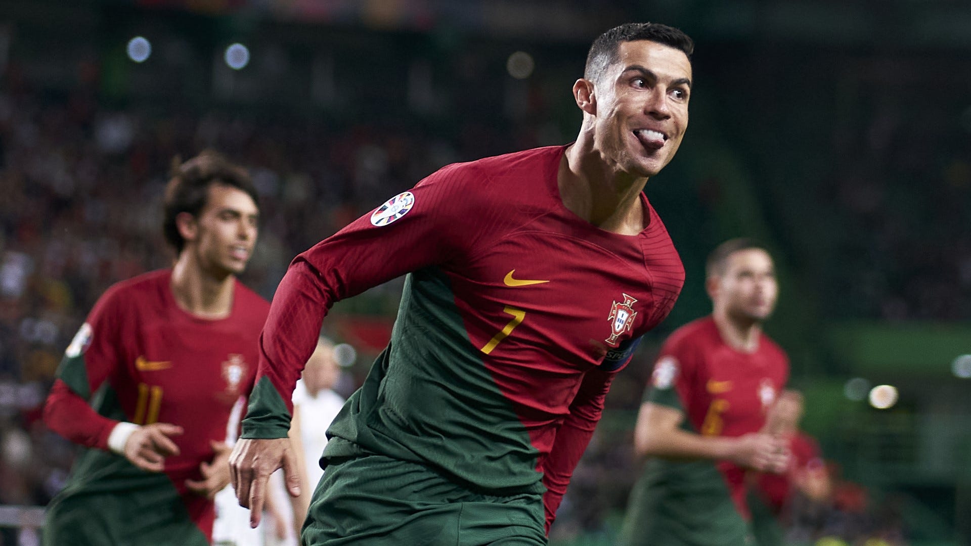 WATCH: Cristiano Ronaldo smashes home Portugal free-kick to become first male player to score 100 competitive international goals