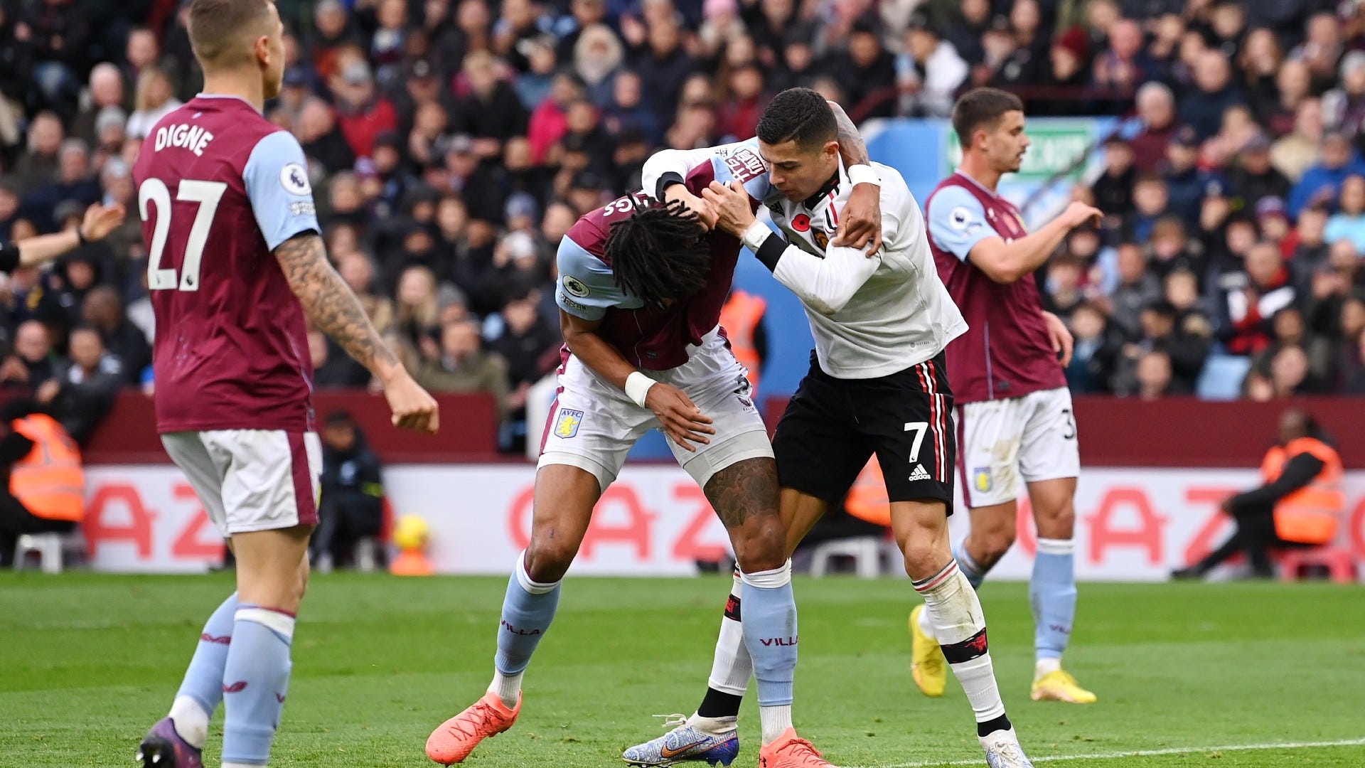 Video – The confrontation Cristiano Ronaldo – Tyrone Mings during Manchester United – Aston Villa